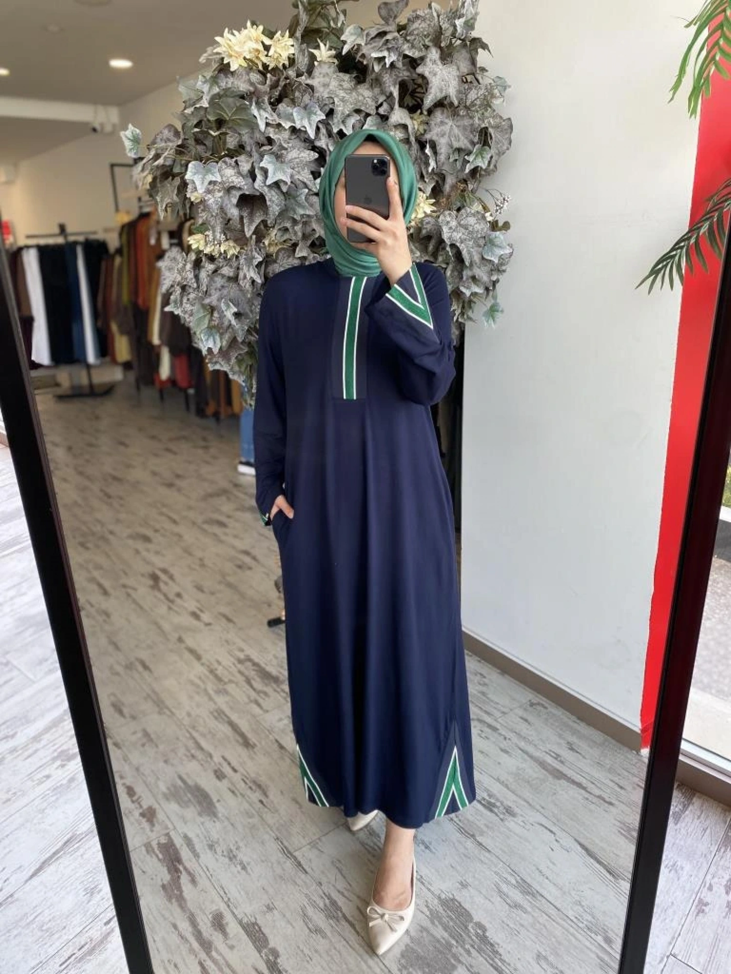 İnvee İki İplik Penye Elbise 6754