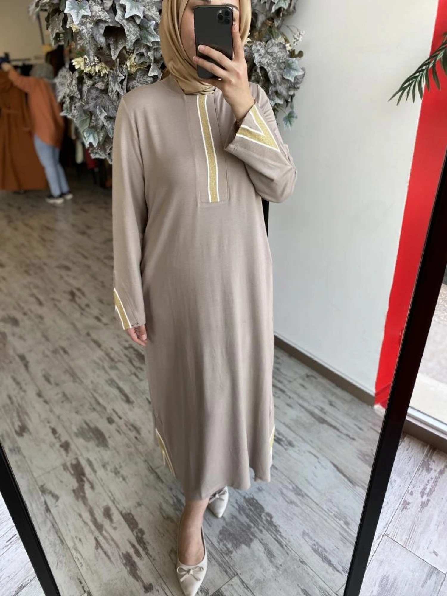 İnvee İki İplik Penye Elbise 6754