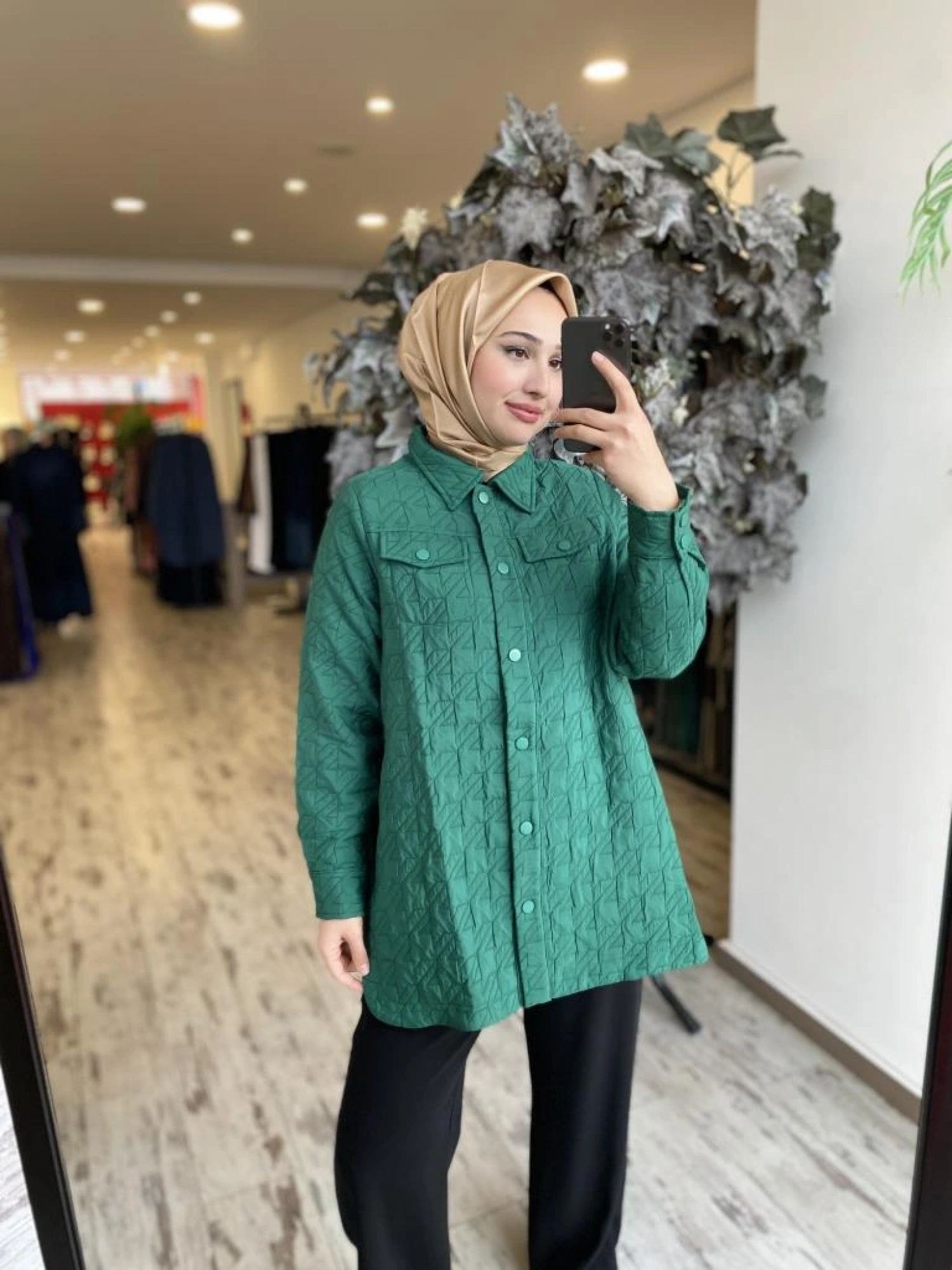 İnvee Kapitone Ceket/Gömlek 6827