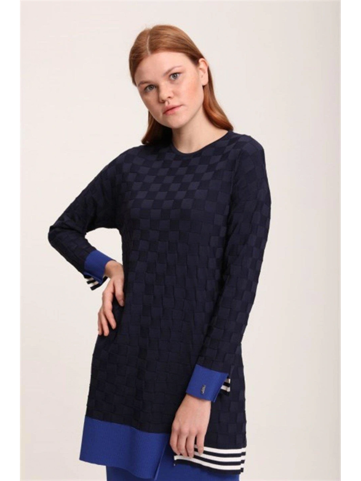 İnvee Kare Desen Tunik 6401