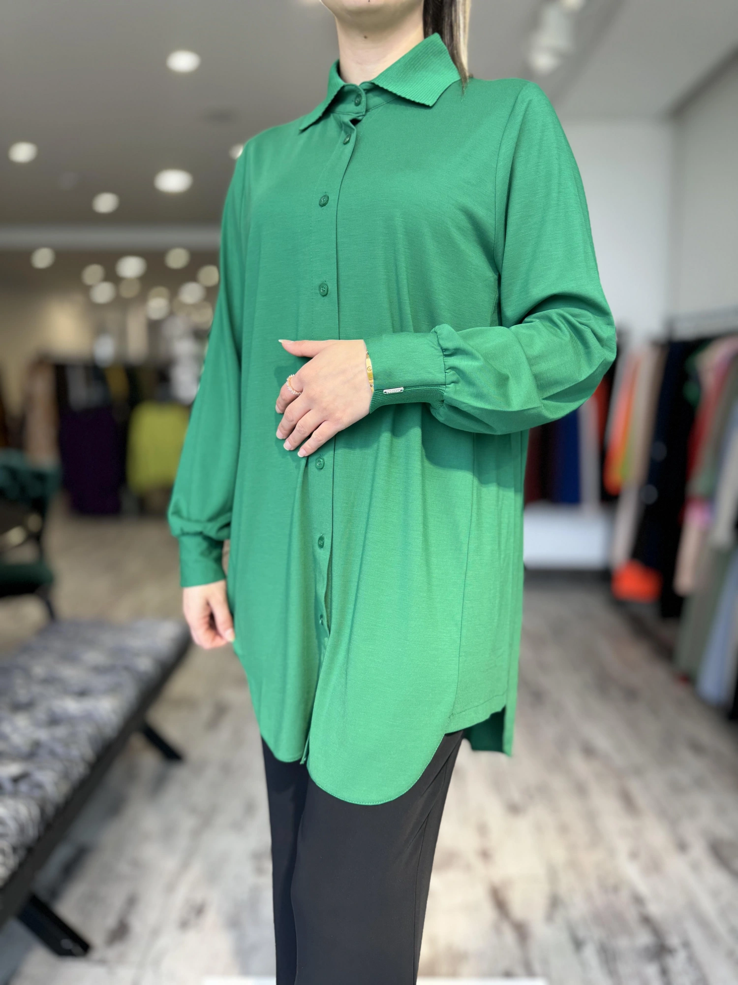 İnvee Modal Penye Gömlek 6926