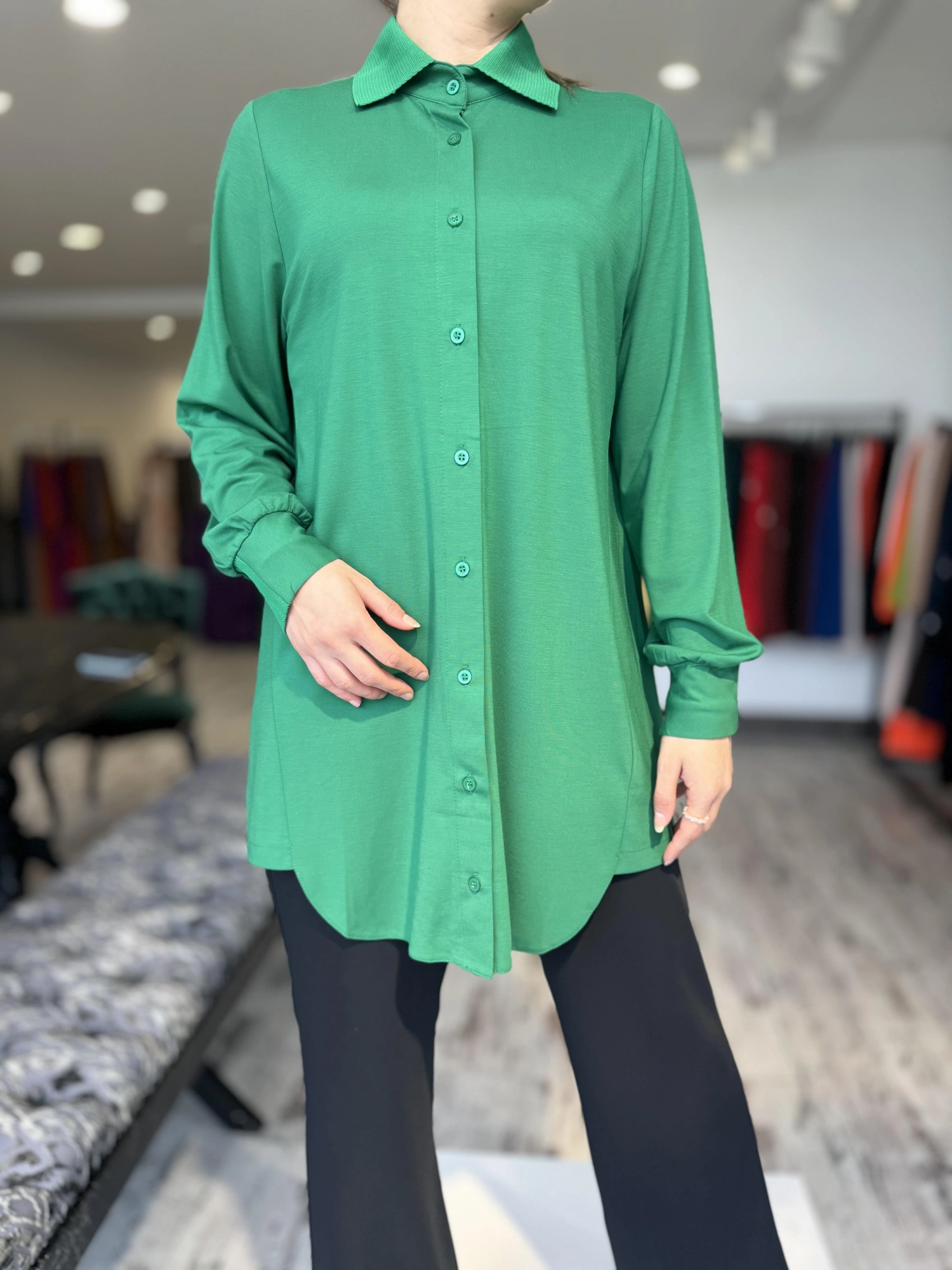 İnvee Modal Penye Gömlek 6926