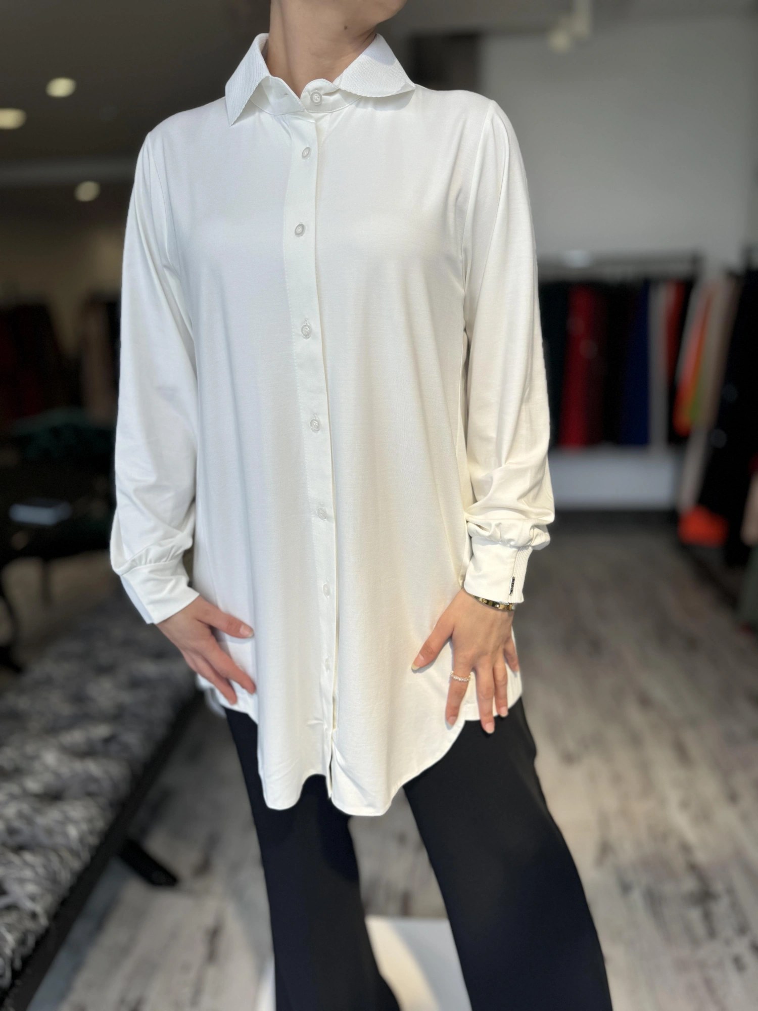 İnvee Modal Penye Gömlek 6926