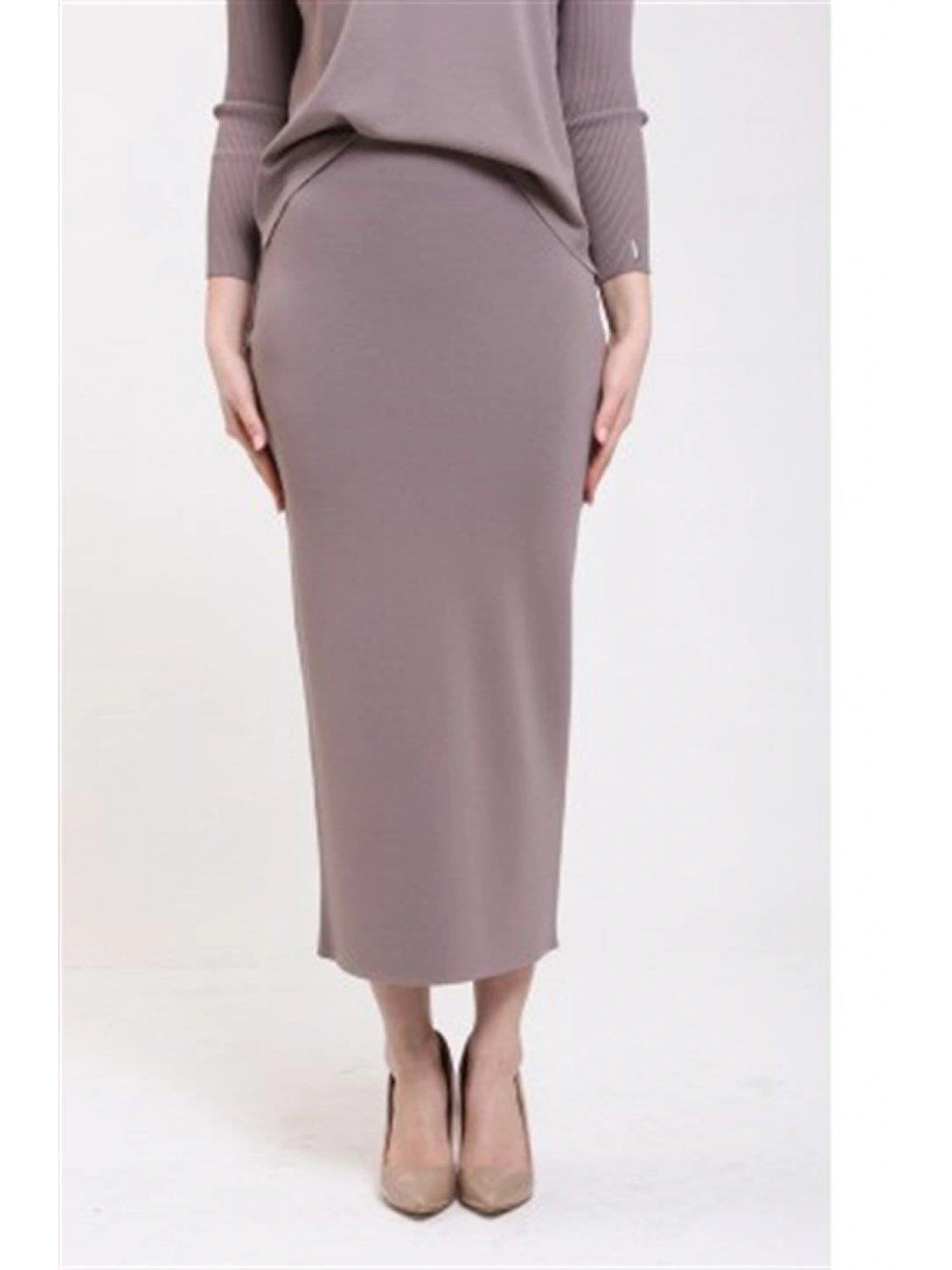 İnvee Rayon Triko Etek 5685