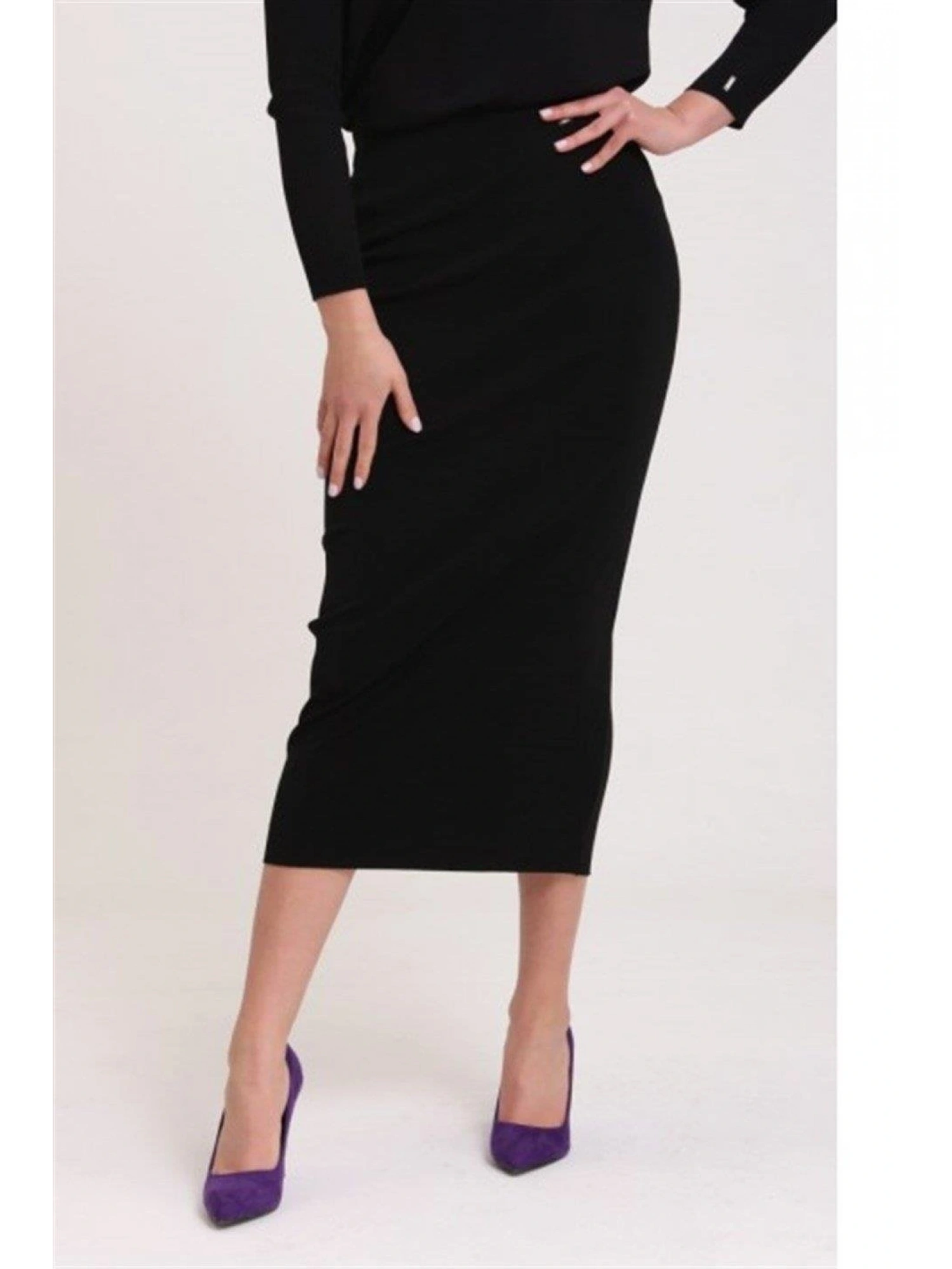 İnvee Rayon Triko Etek 5685