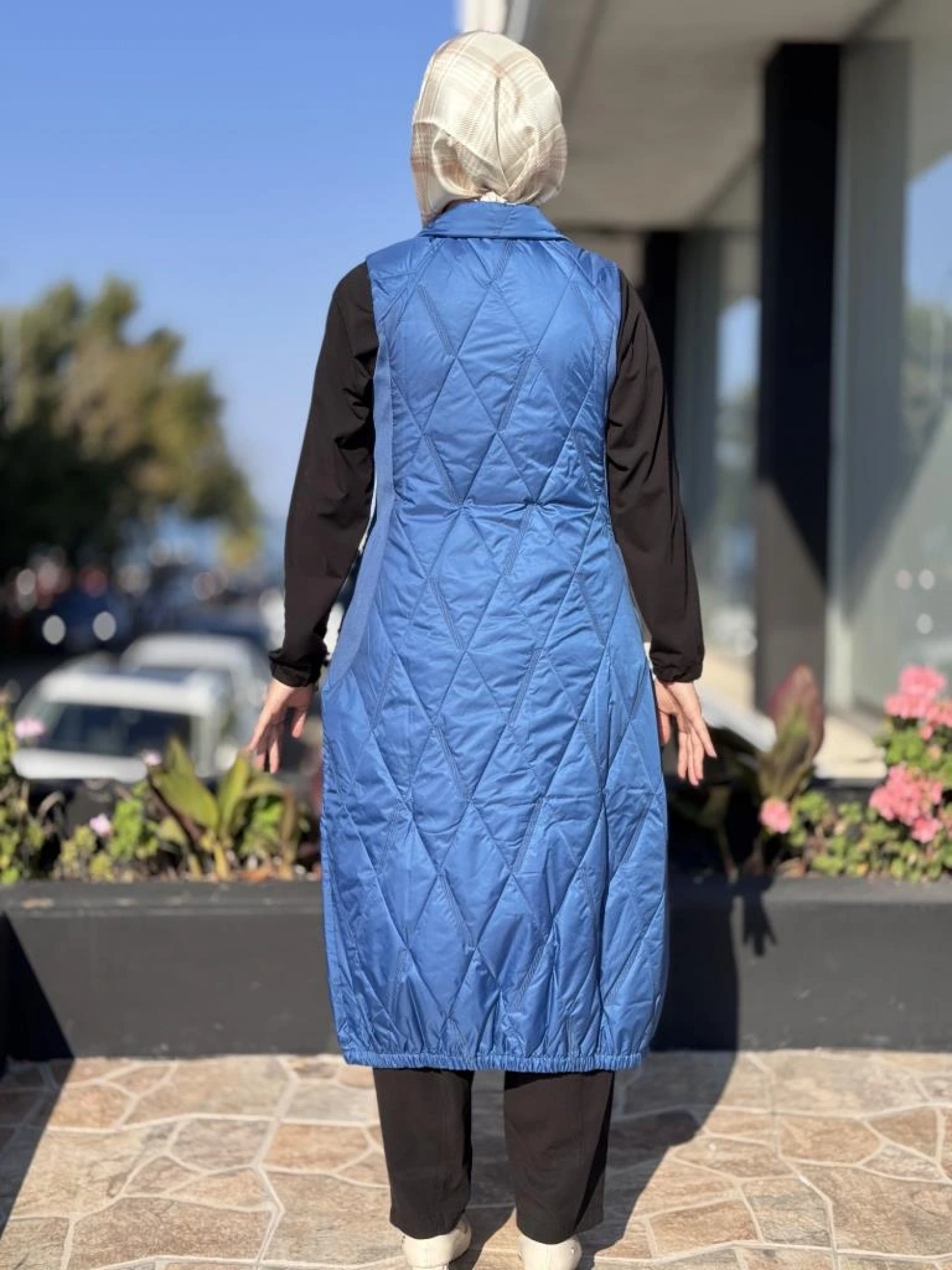 İnvee Triko Detaylı Kapitone Yelek 6916