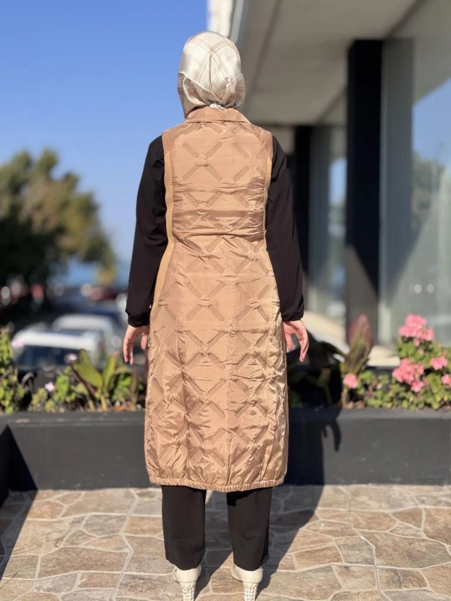 İnvee Triko Detaylı Kapitone Yelek 6916