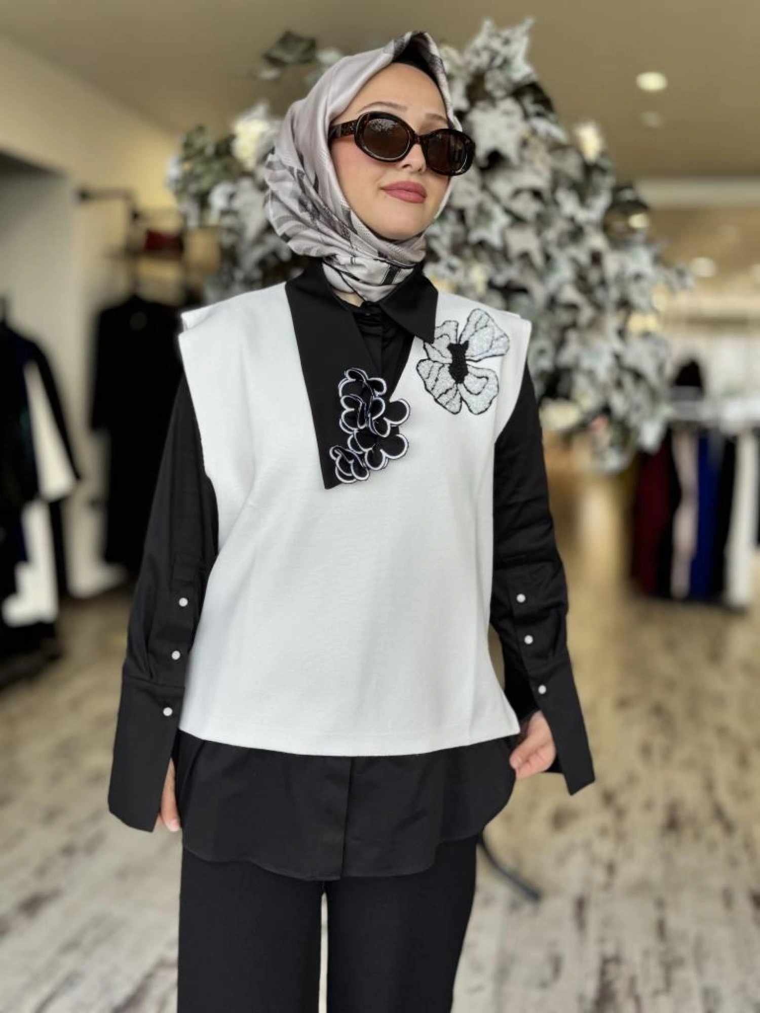 Kahma Pulpayet Detaylı Triko Süveter