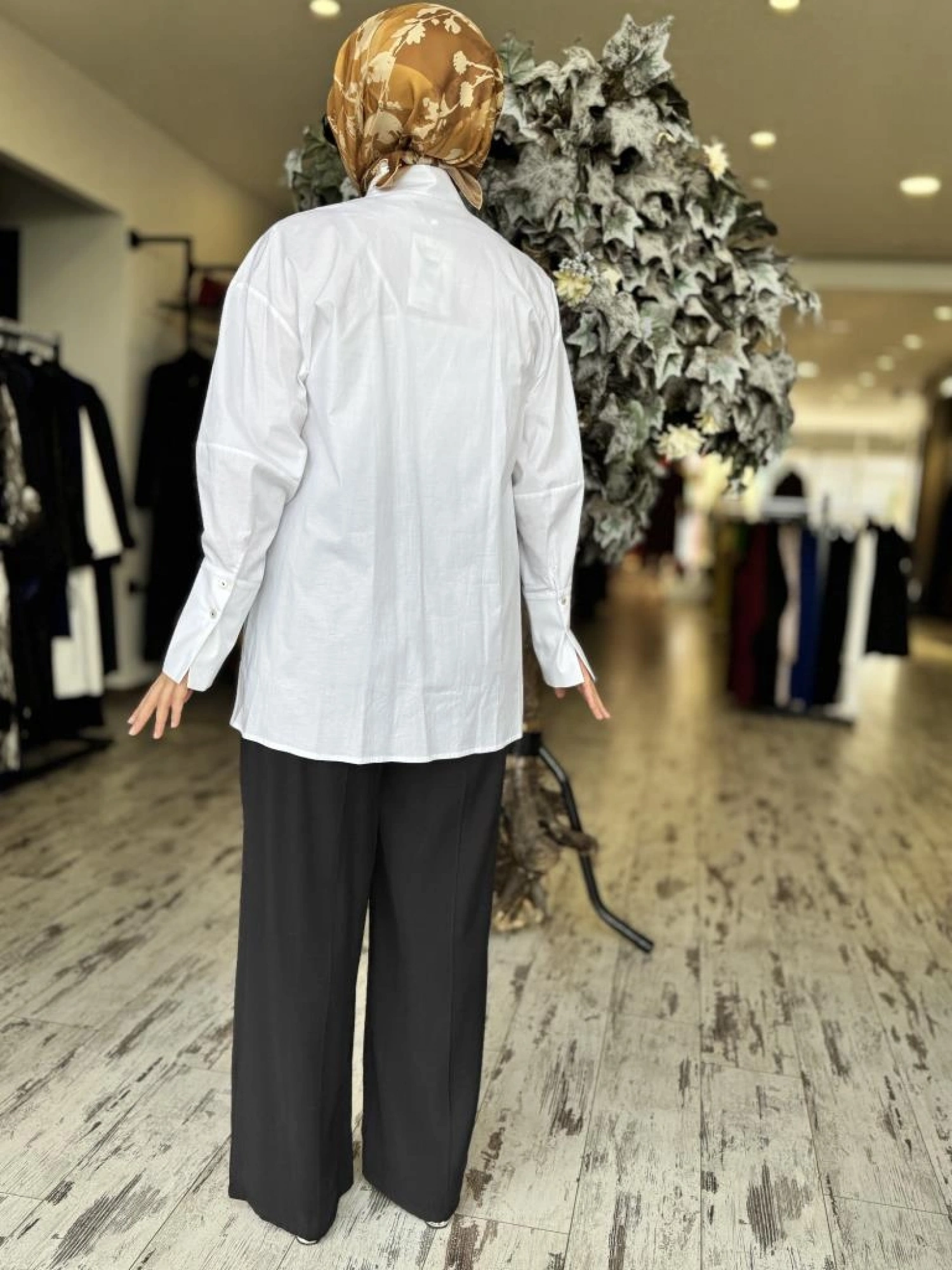 Kahma Vogue Beyaz Gömlek