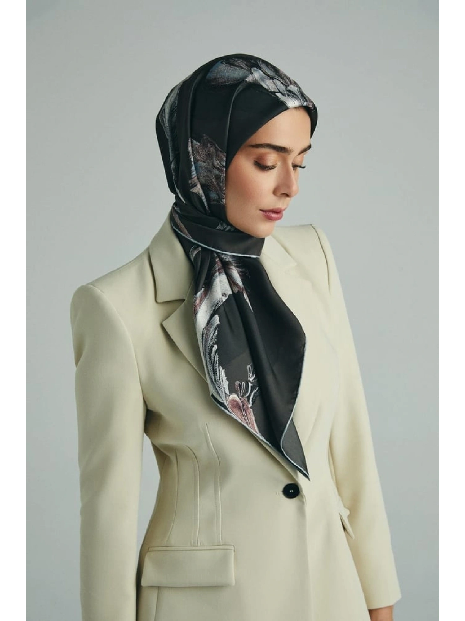 Maisa Ani 90X90 Twil İpek Eşarp