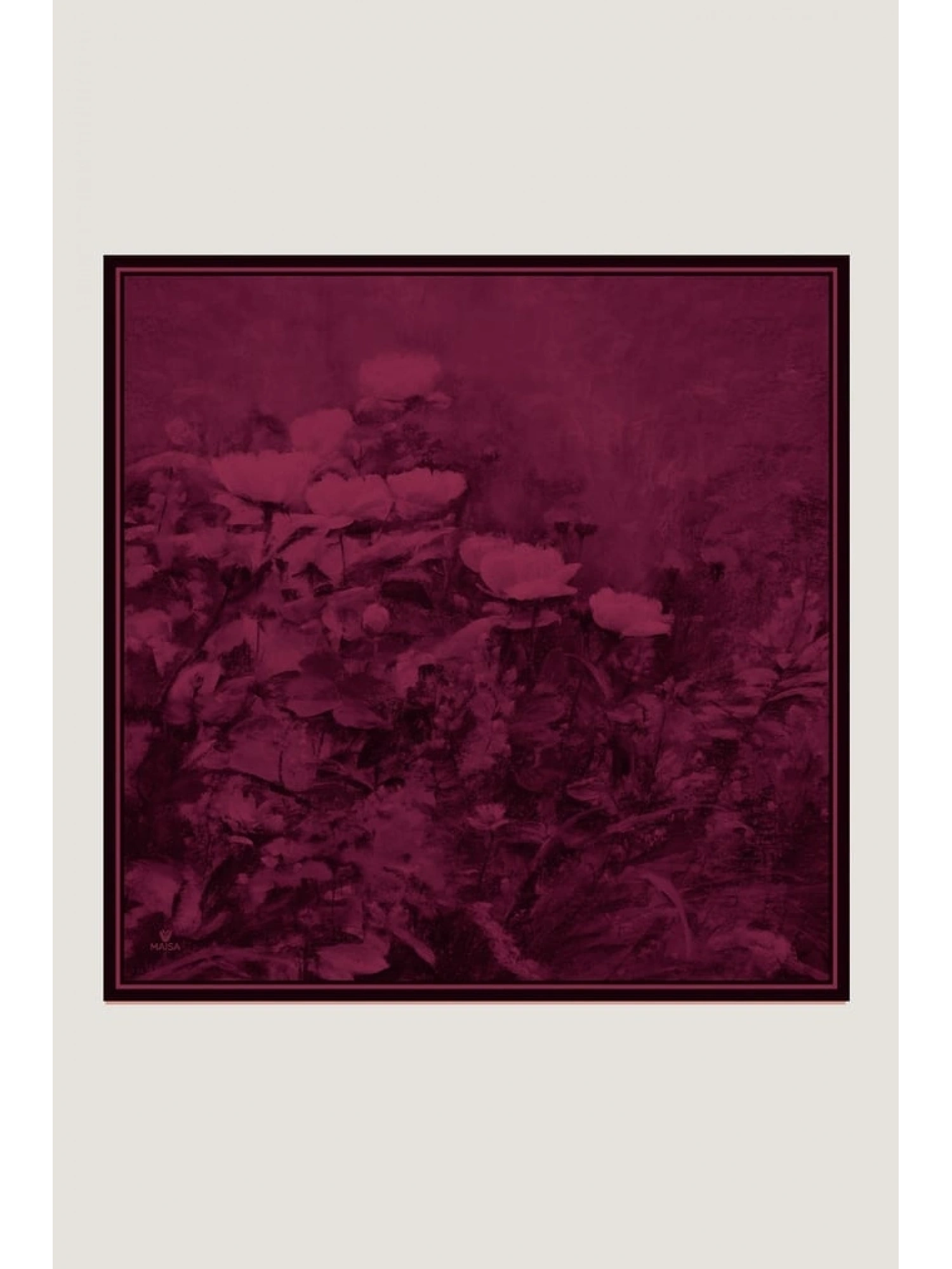 Maisa Benne 90X90 Twil İpek Eşarp