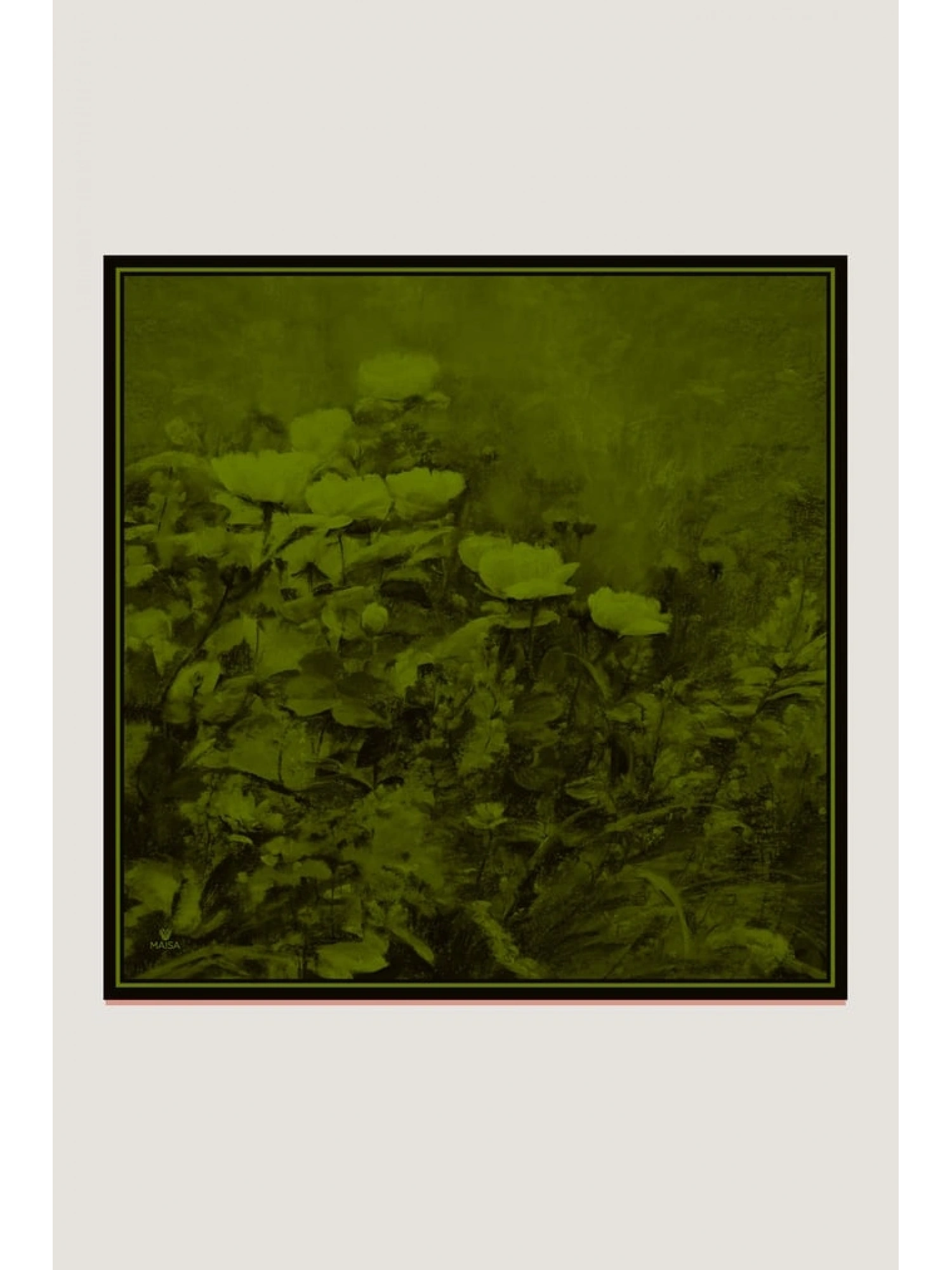 Maisa Benne 90X90 Twil İpek Eşarp