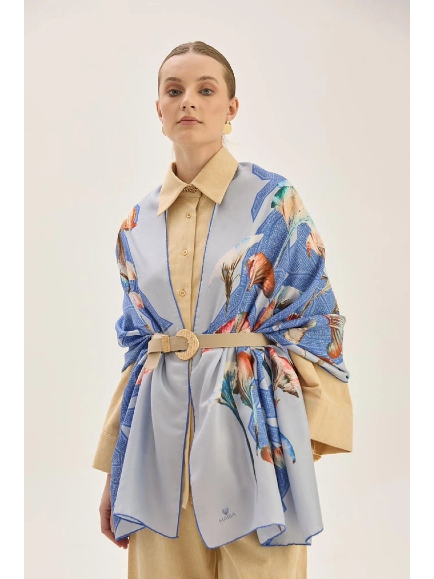 Maisa Lema 70x190 Pamuk İpek Şal