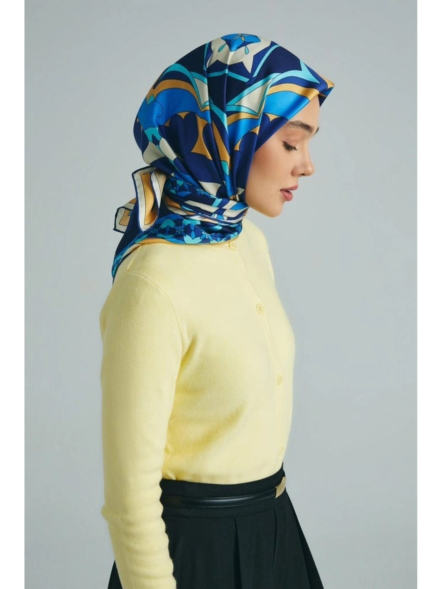 Maisa Rana 90X90 Twil İpek Eşarp