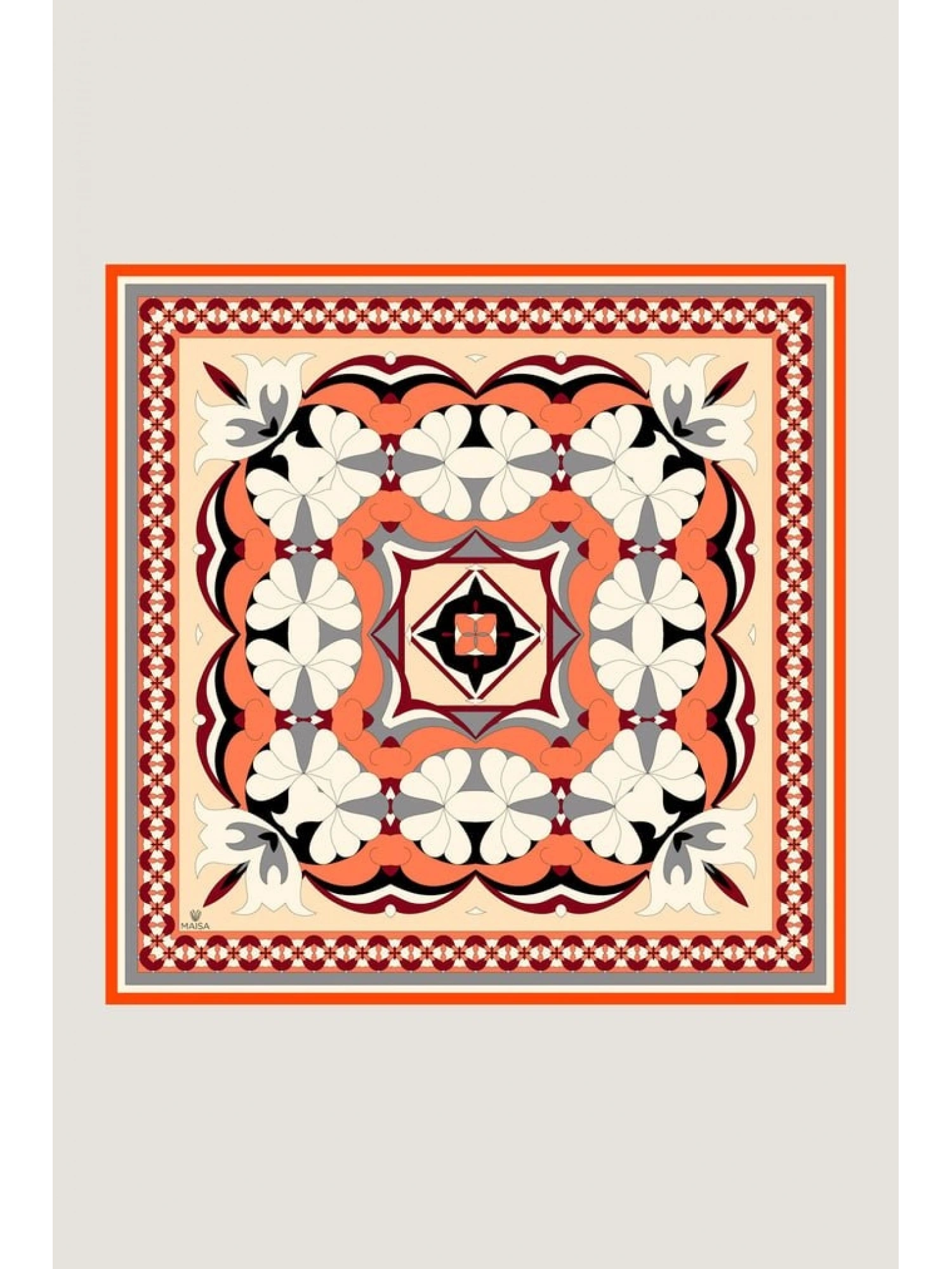 Maisa Rana 90X90 Twil İpek Eşarp