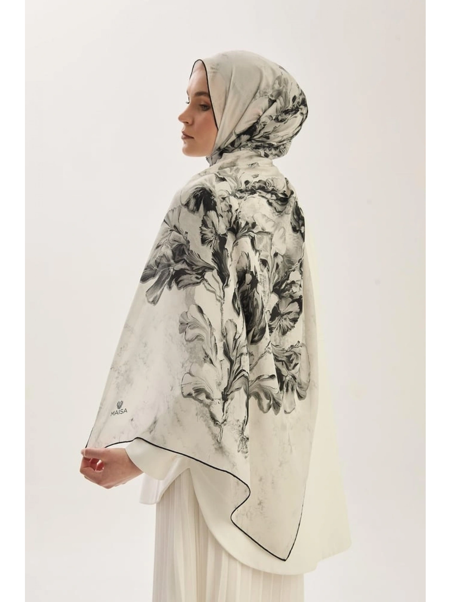 Maisa Reyya 70x190 Krep İpek Şal