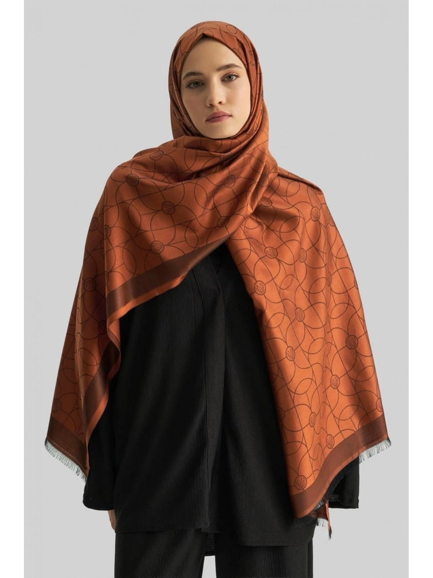 Maisa Rind 70x190 %100 Jakarlı İpek Şal