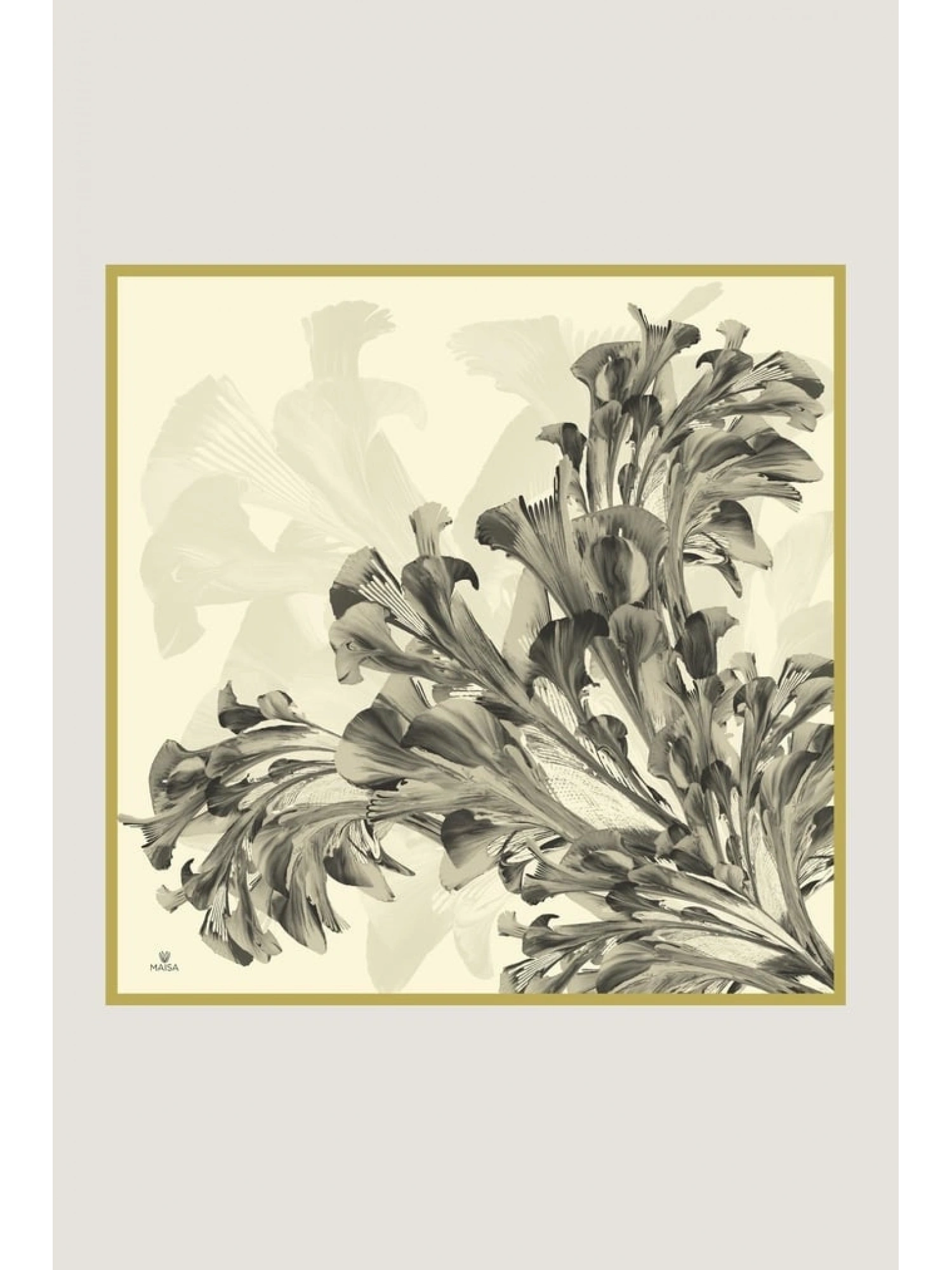 Maisa Zer 90X90 Twil İpek Eşarp