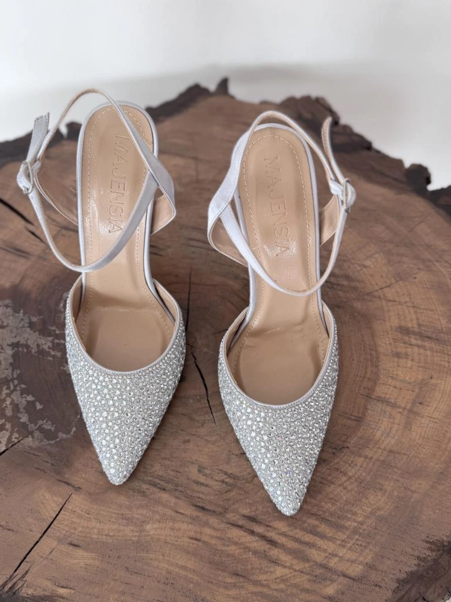 Majensia Taşlı Saten Abiye Ayakkabı 155226