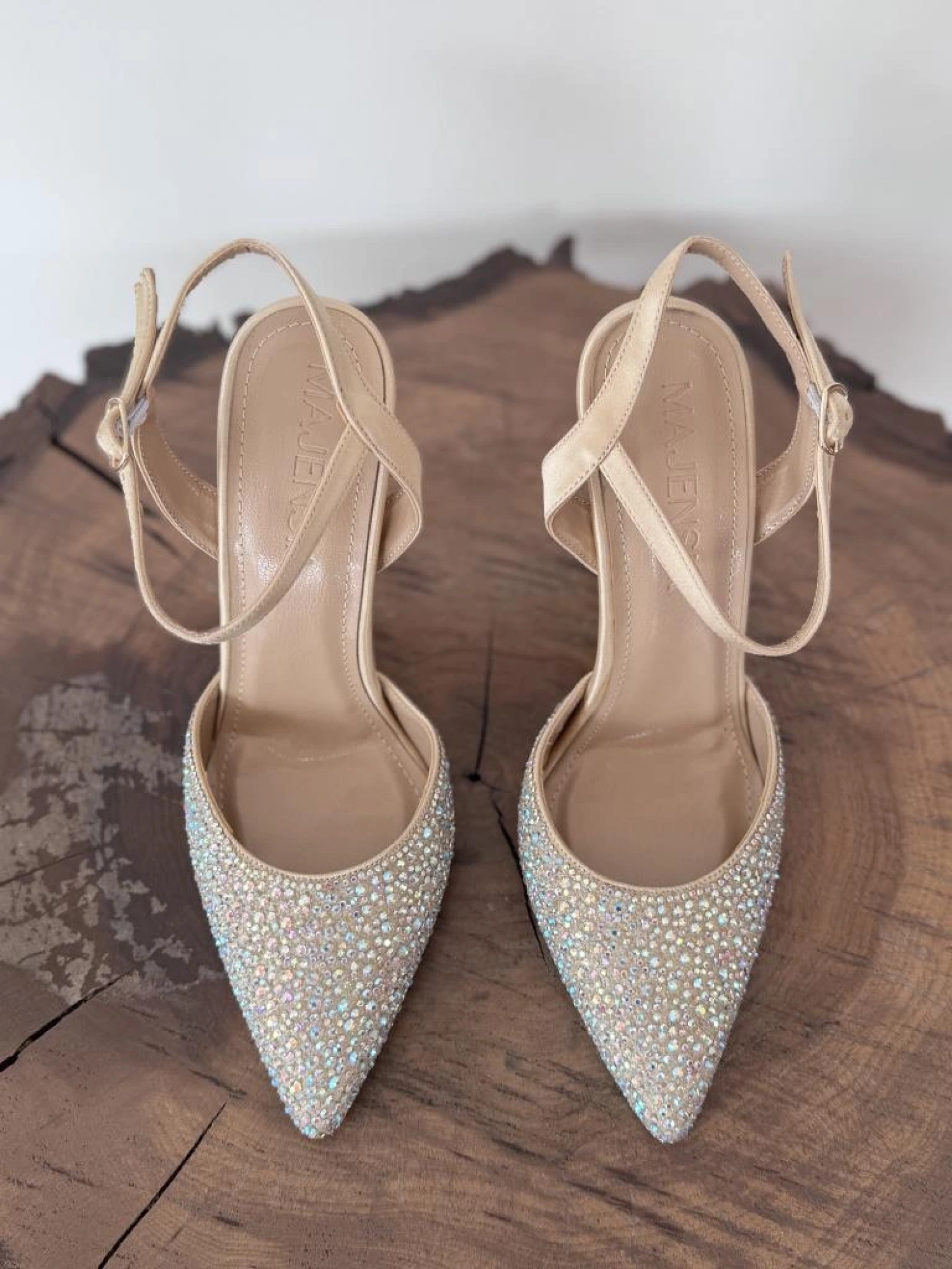 Majensia Taşlı Saten Abiye Ayakkabı 155226