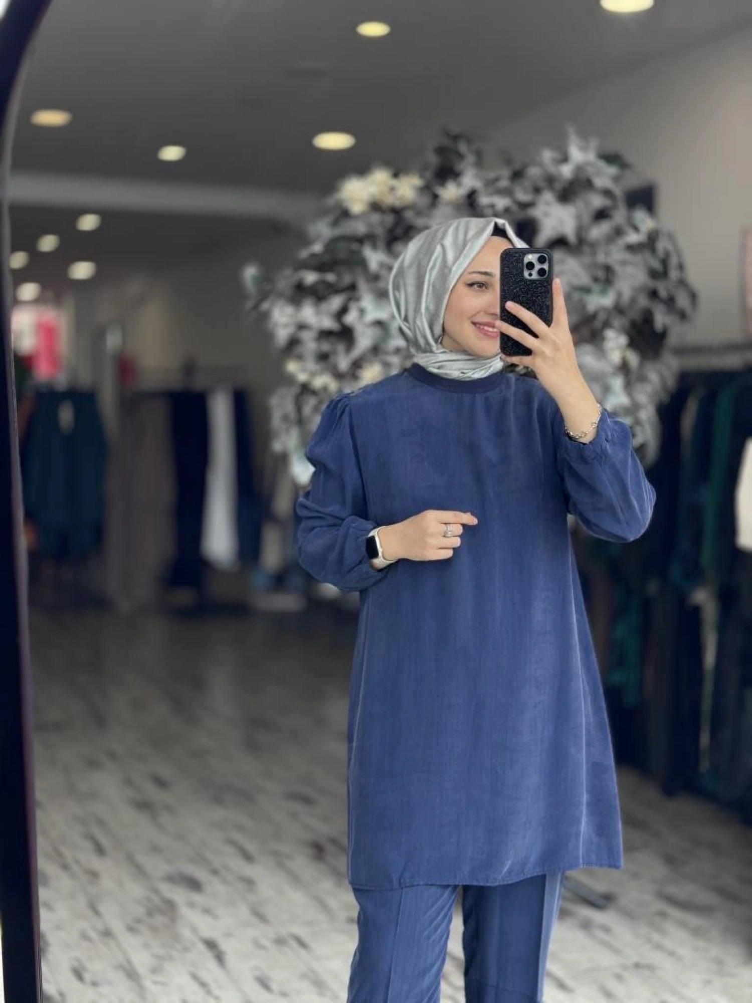 Misswhence Basic Cupra İpek Tunik 37025