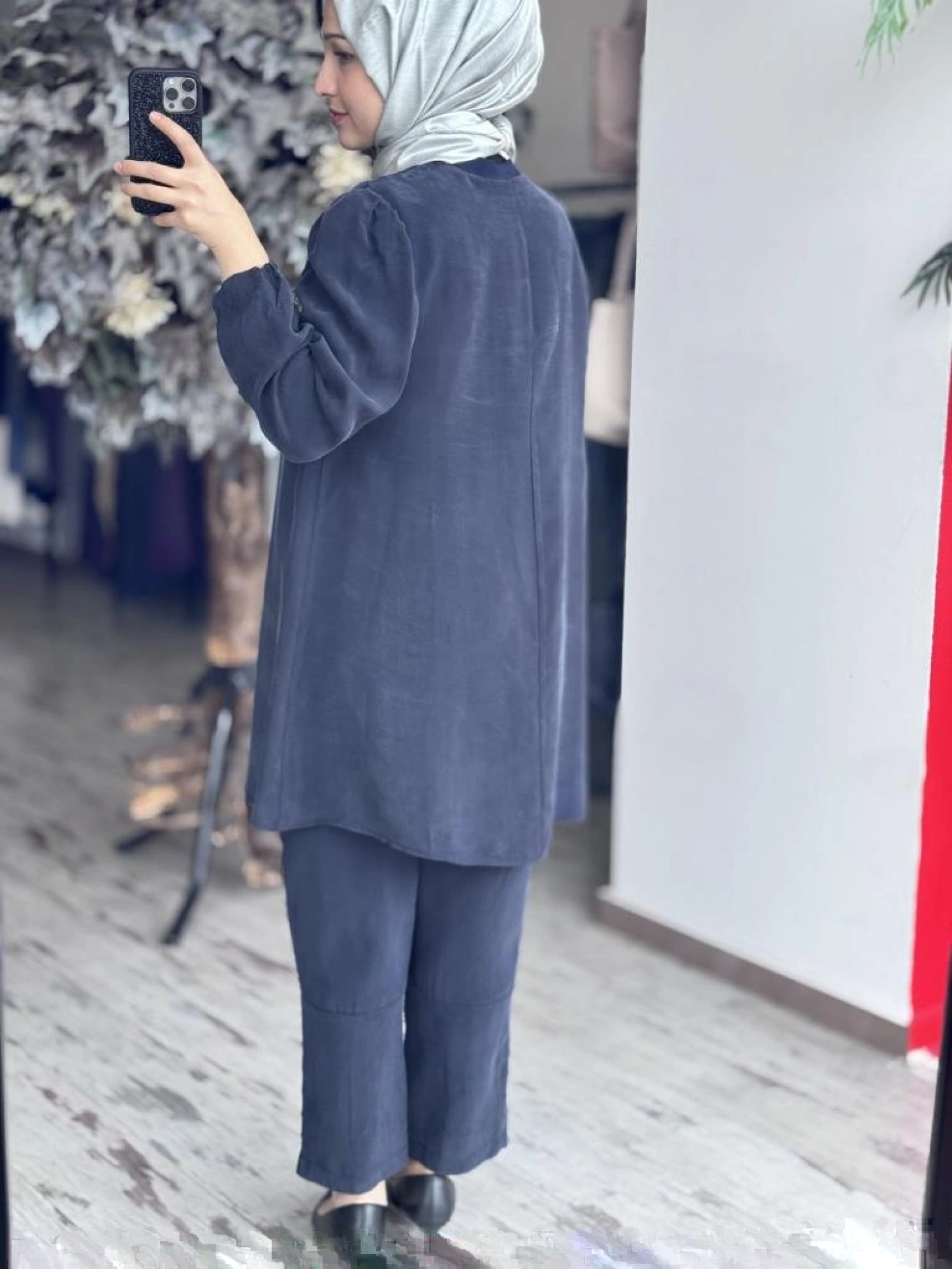 Misswhence Basic Cupra İpek Tunik 37025