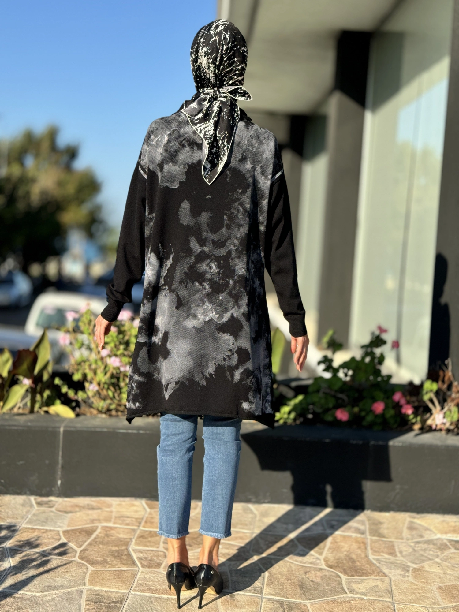 Misswhence Baskılı Triko Tunik 36021