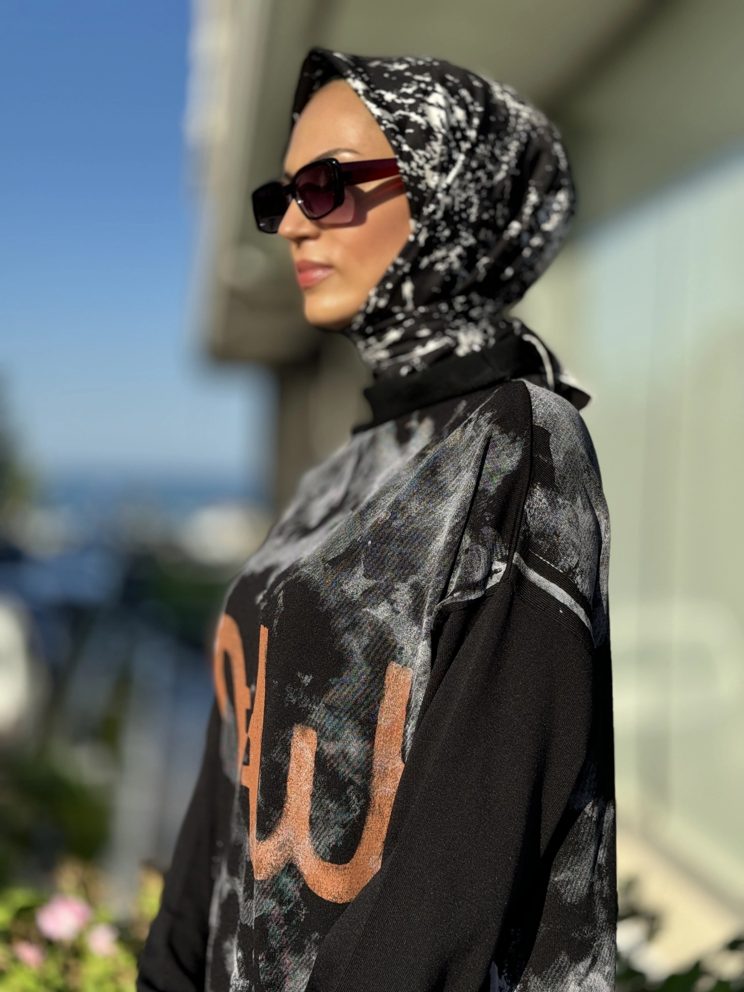 Misswhence Baskılı Triko Tunik 36021