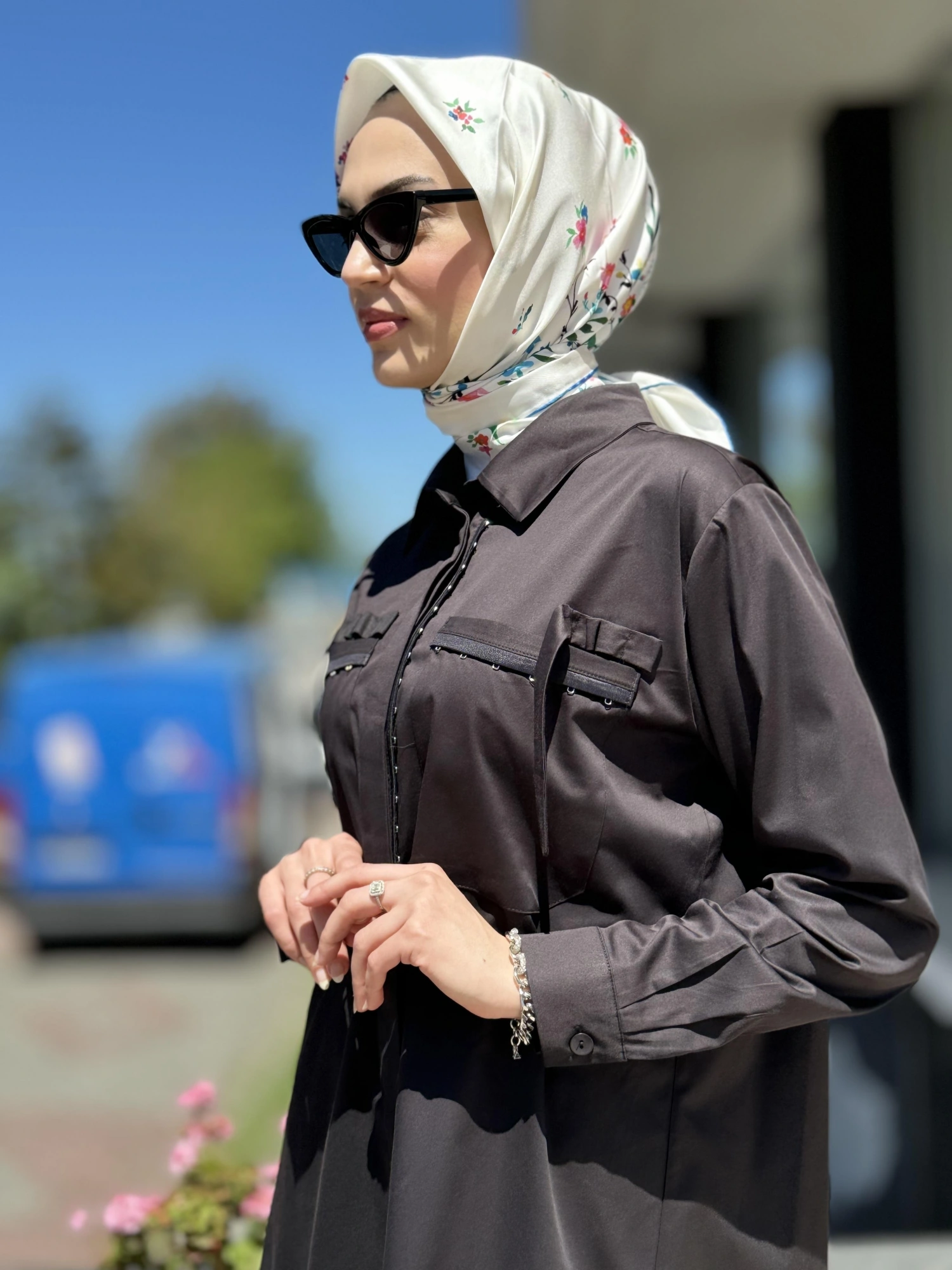 Misswhence Cep Detaylı Poplin Gömlek 35314