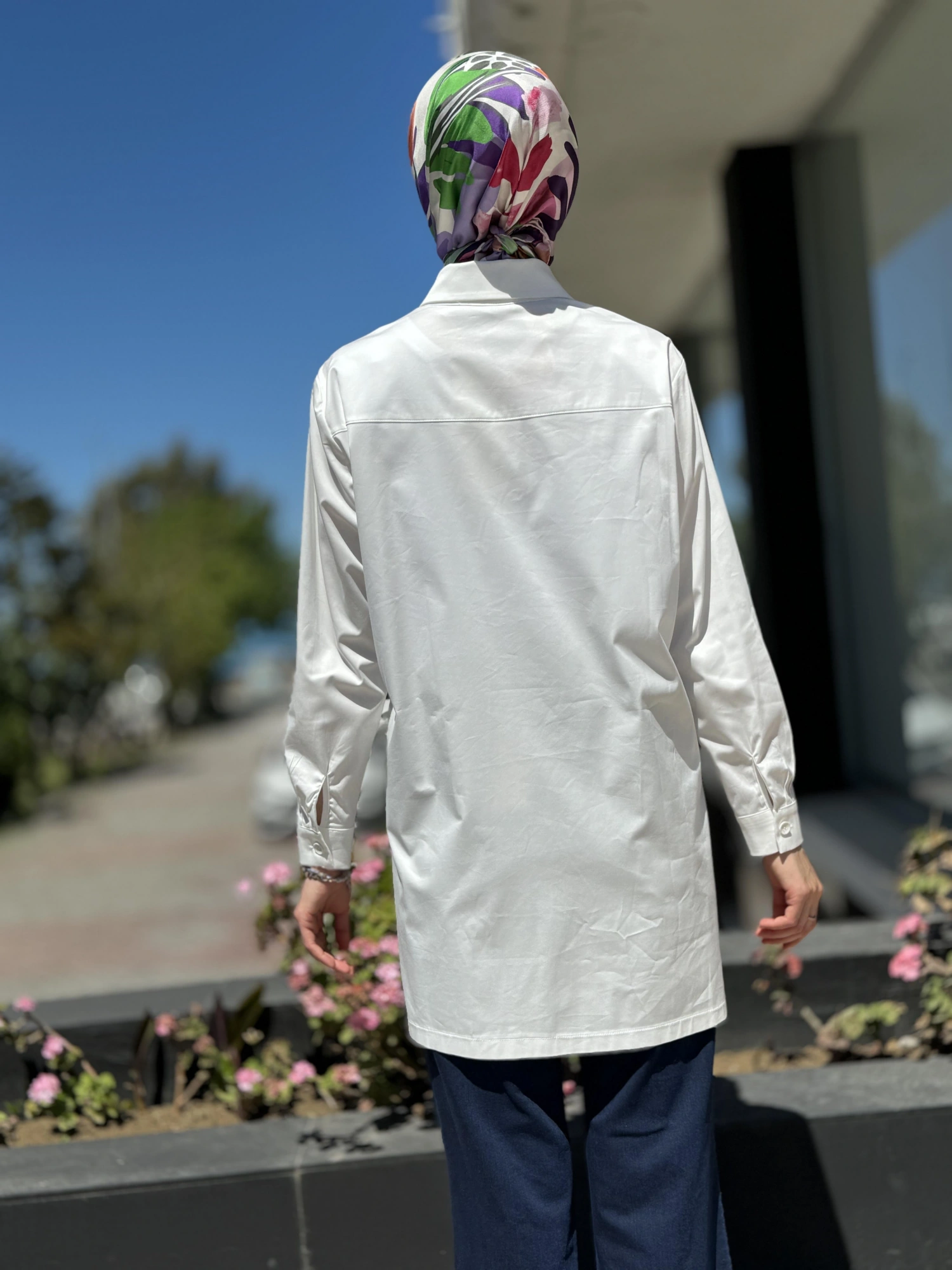 Misswhence Cep Detaylı Poplin Gömlek 35314