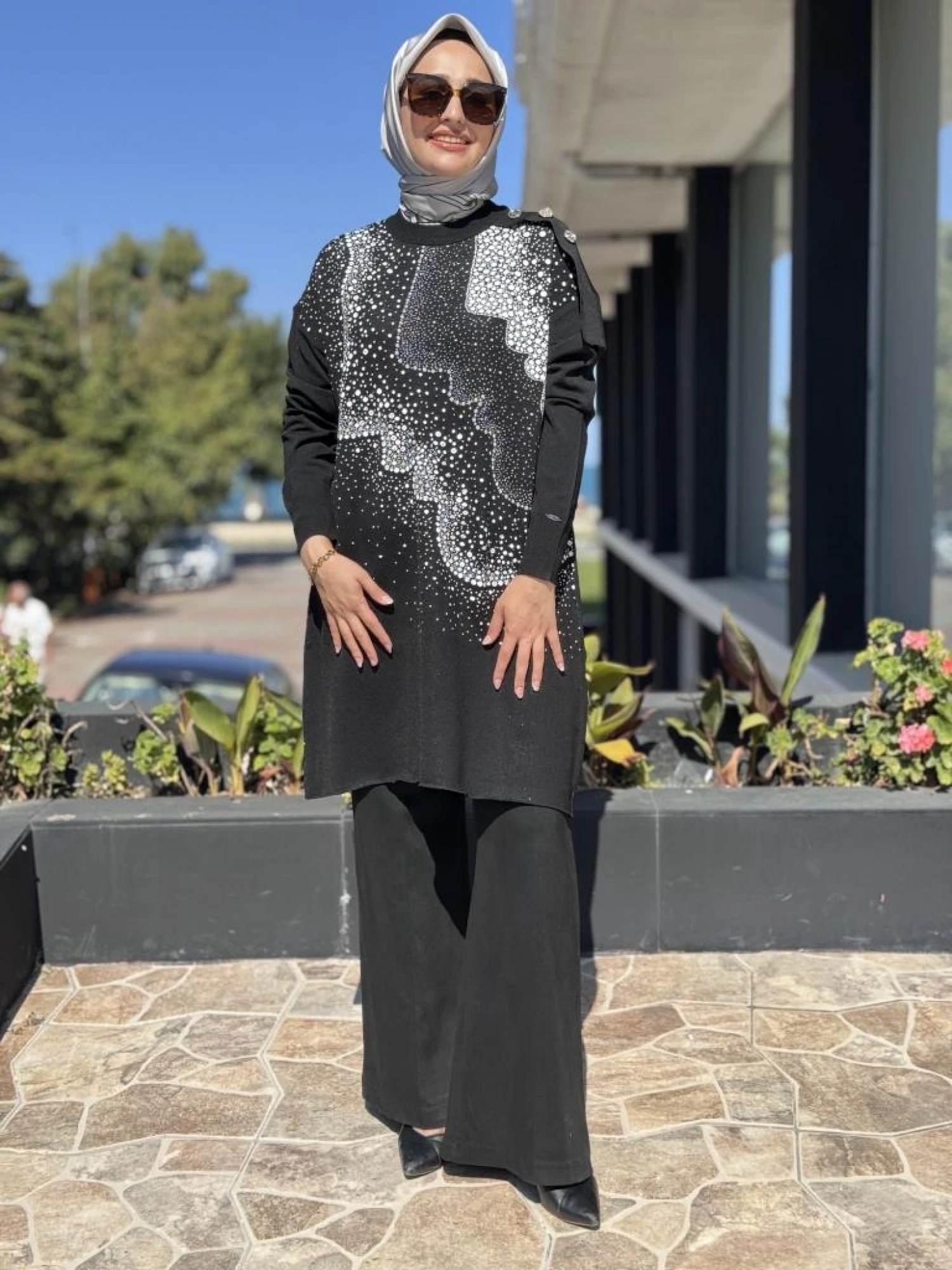 Misswhence Desenli Triko Tunik MİSS271