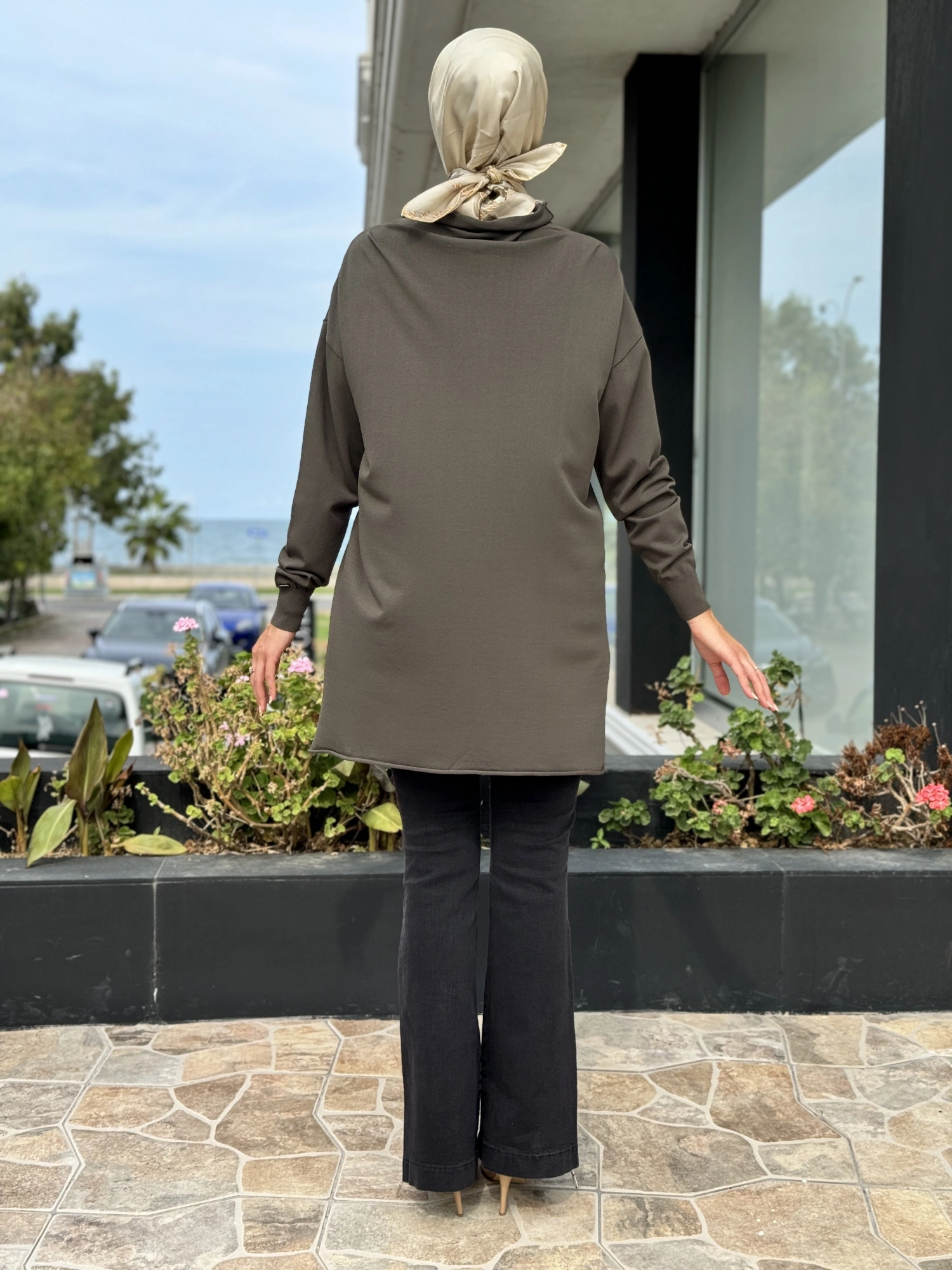 Misswhence Düğmeli Triko Tunik 36016