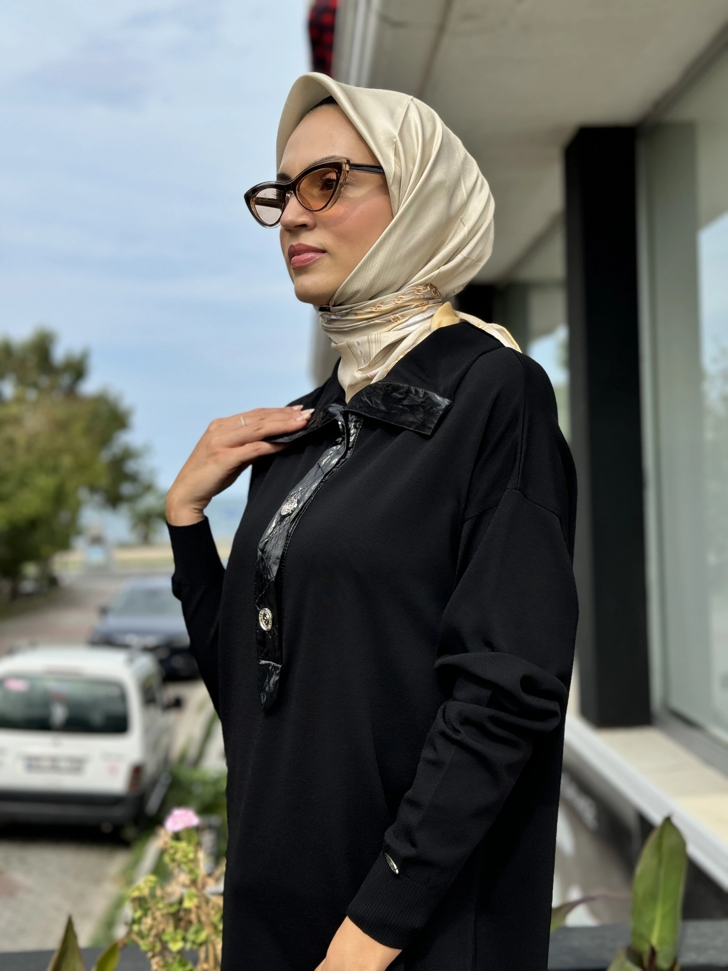 Misswhence Düğmeli Triko Tunik 36016