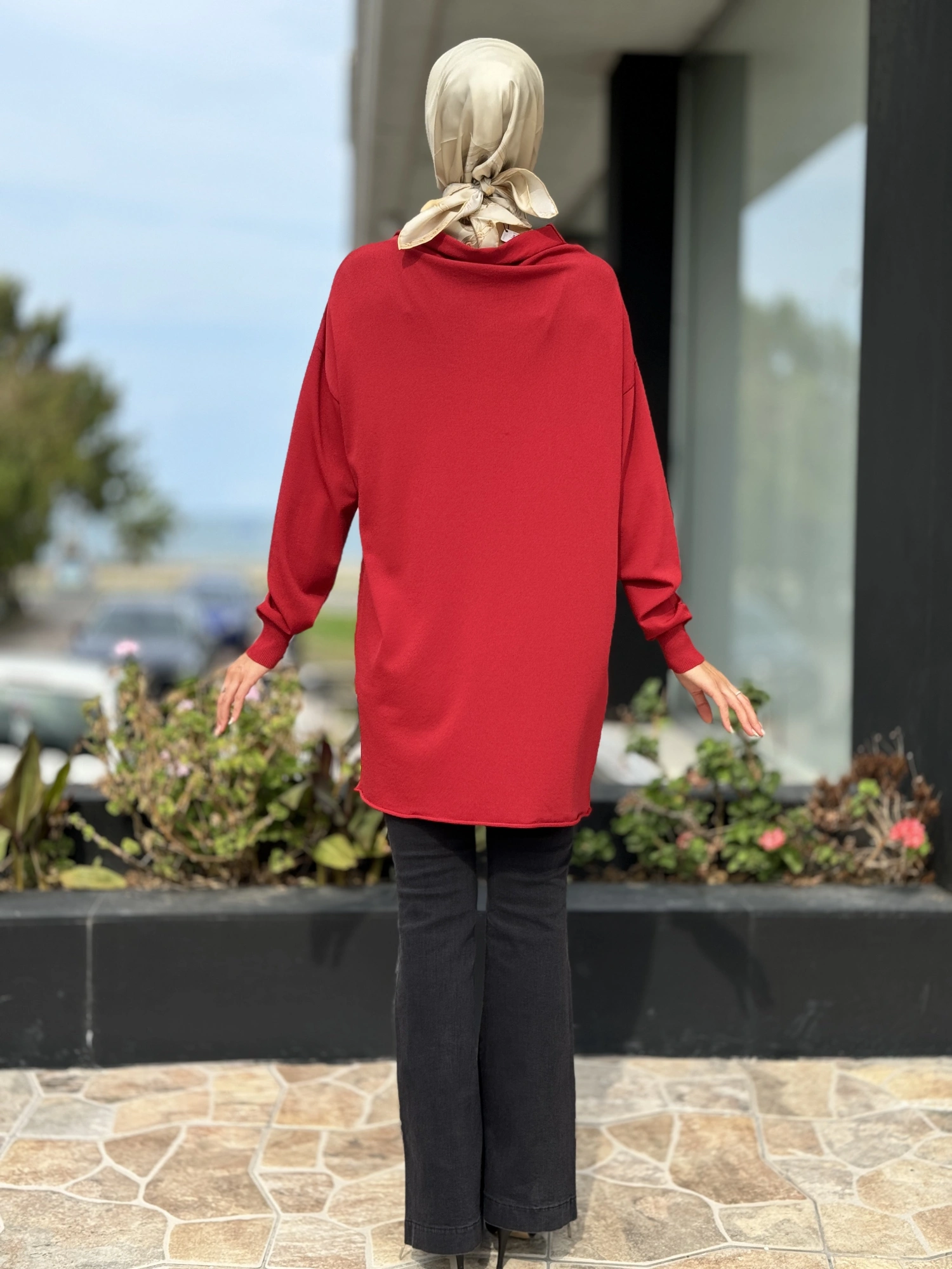 Misswhence Düğmeli Triko Tunik 36016