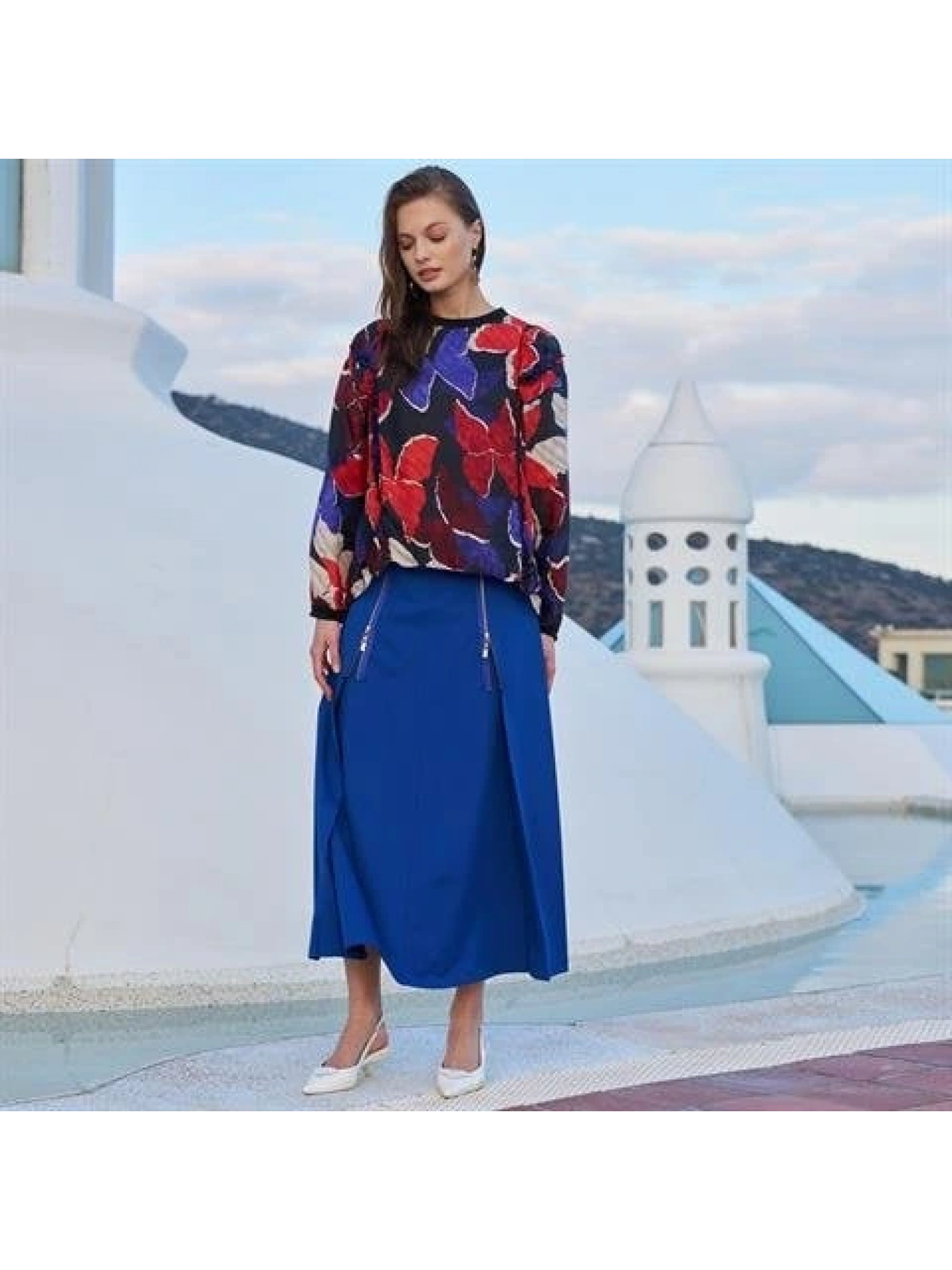 Misswhence Fermuar Detaylı Etek 33905