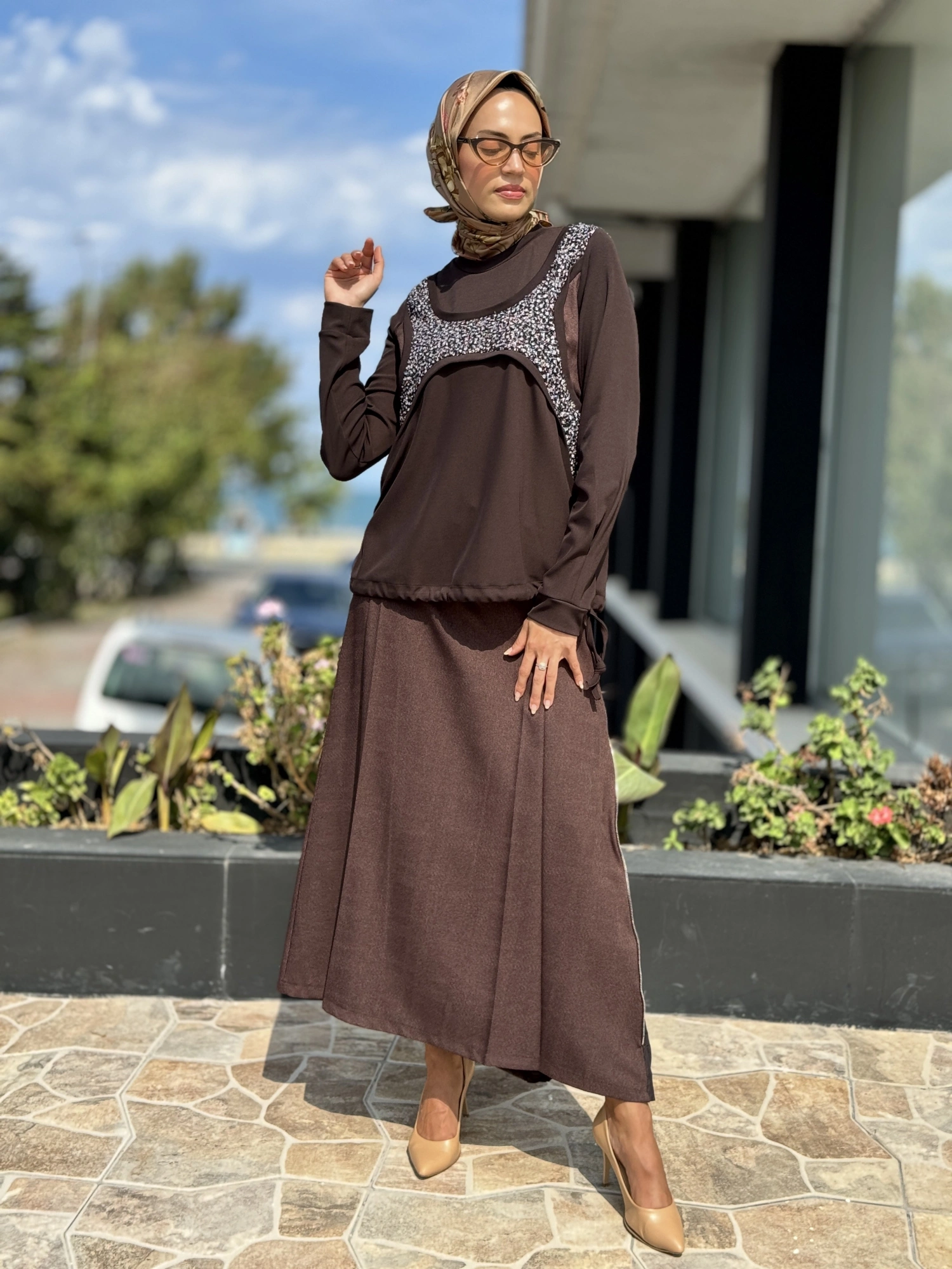 Misswhence Fermuar Detaylı Etek 36904