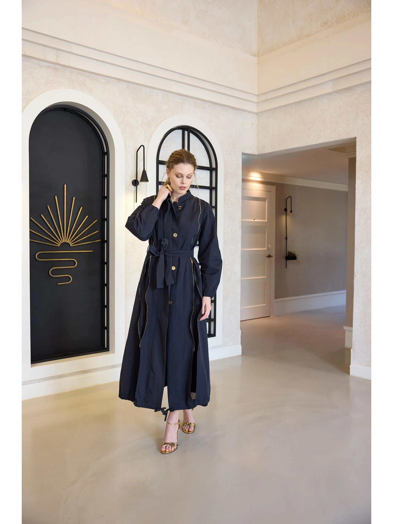 Misswhence Fermuar Detaylı Trenchkot 35503