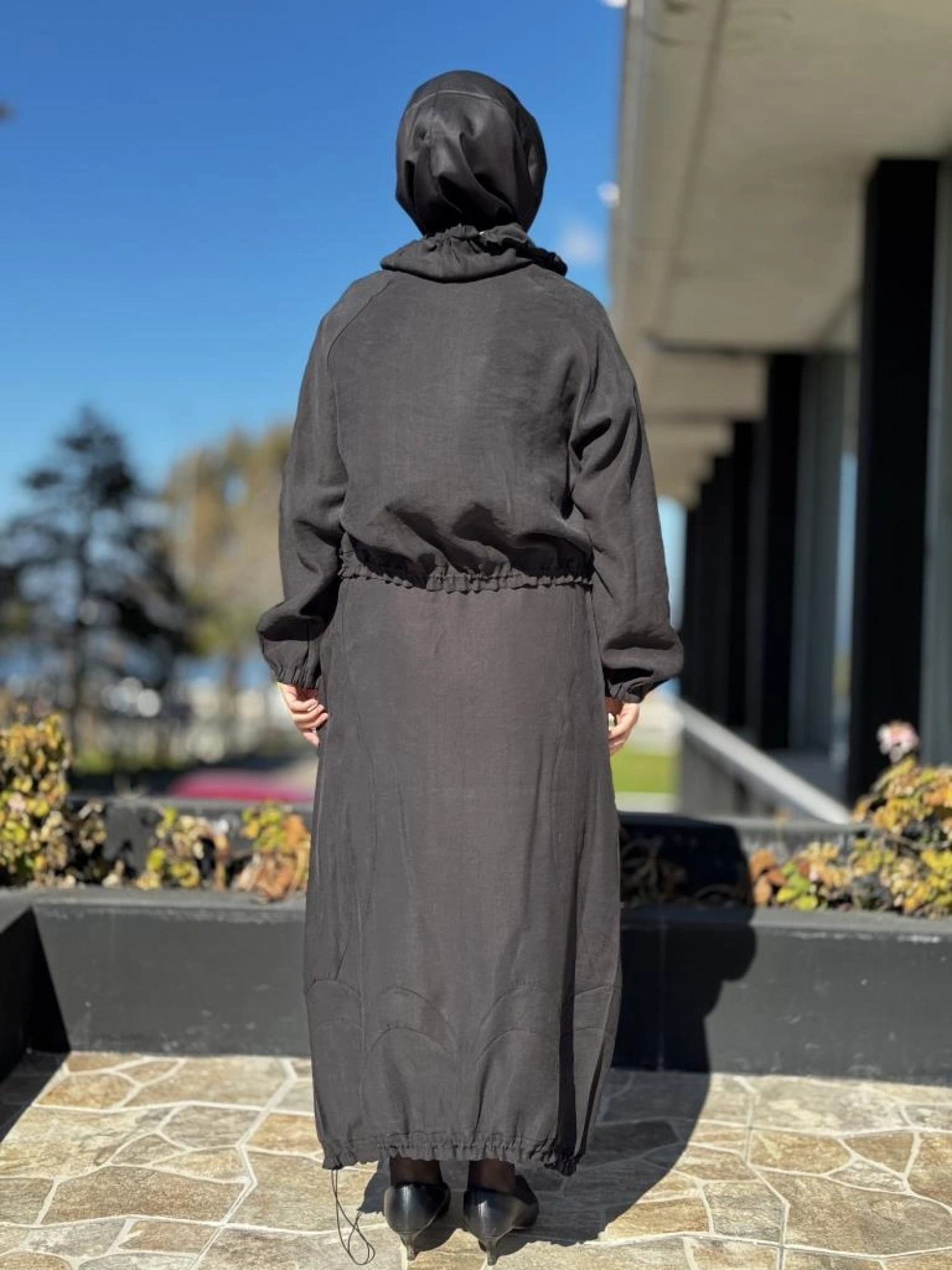 Misswhence Fermuarlı İpek Keten Ceket Etek Takım 37200