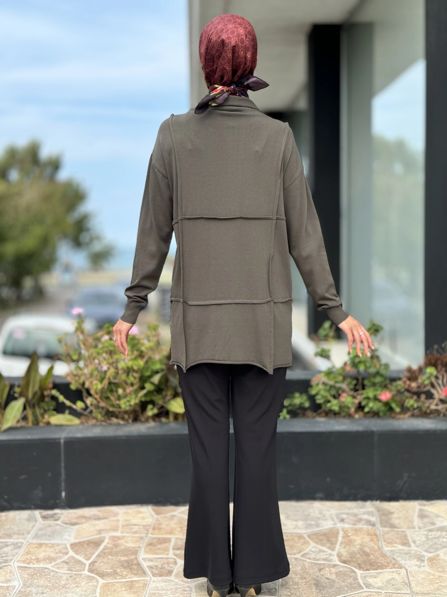 Misswhence Fermuarlı Triko Tunik 36013