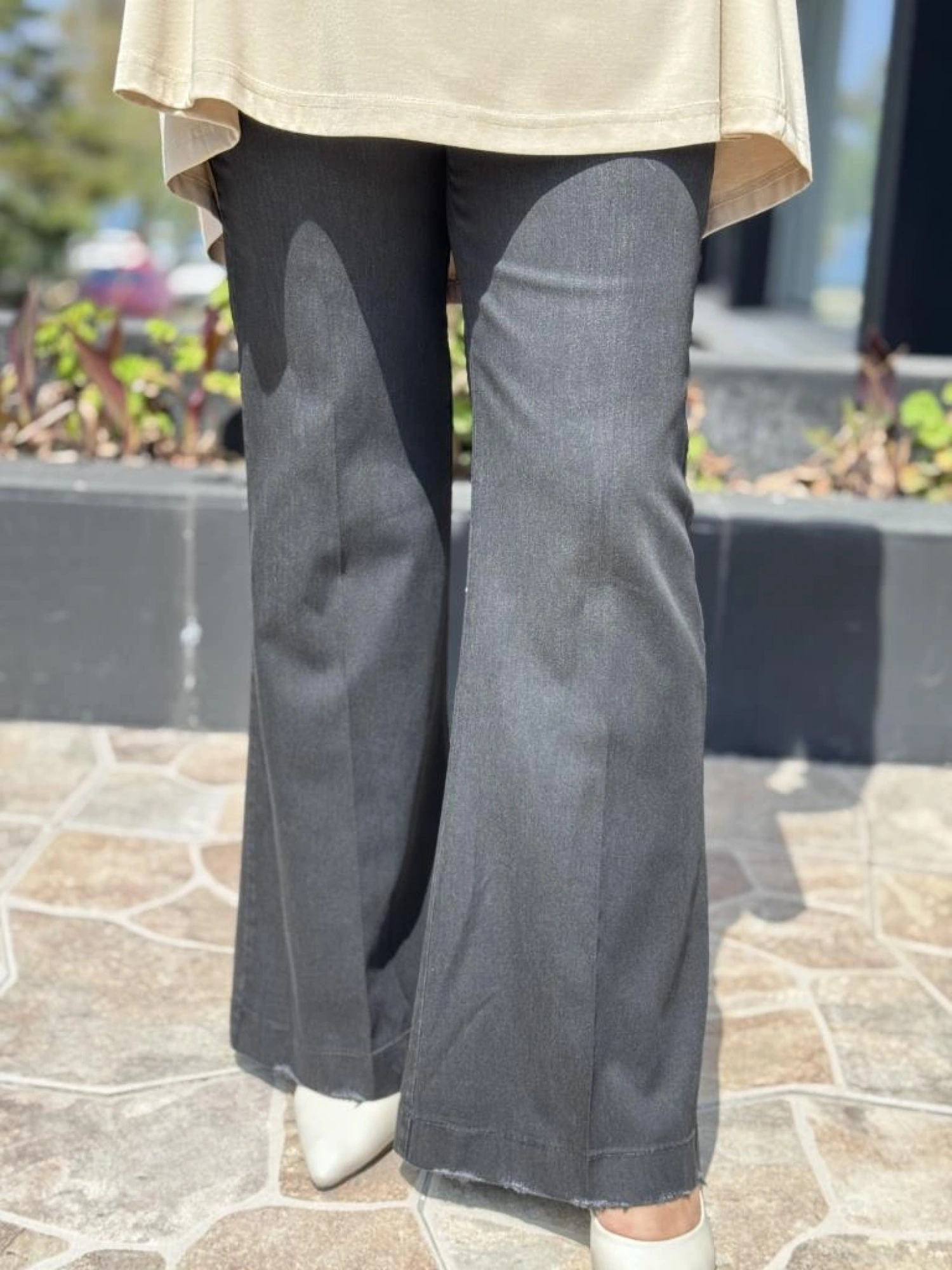 Misswhence İspanyol Paça Kot Pantolon 37119