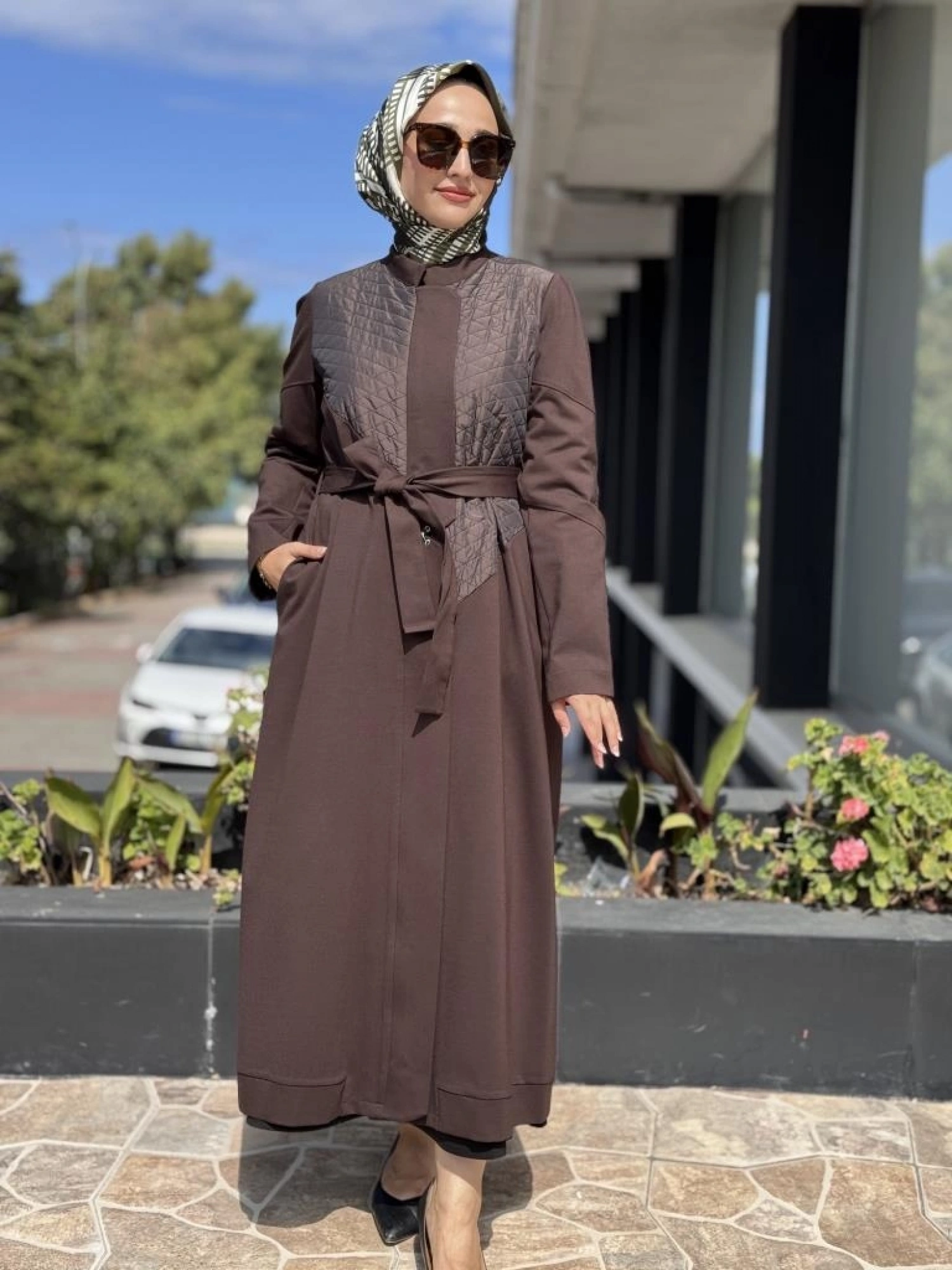 Misswhence Kapitone Detaylı Viskon Pardesü 38527