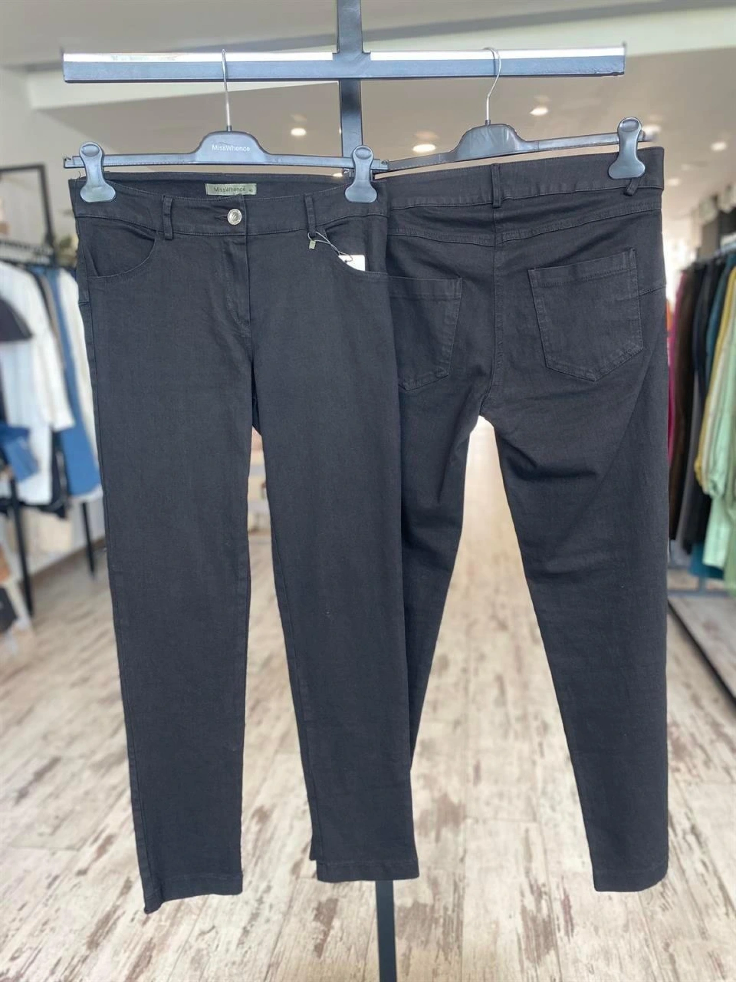 MissWhence Kot Pantolon Siyah (26111)