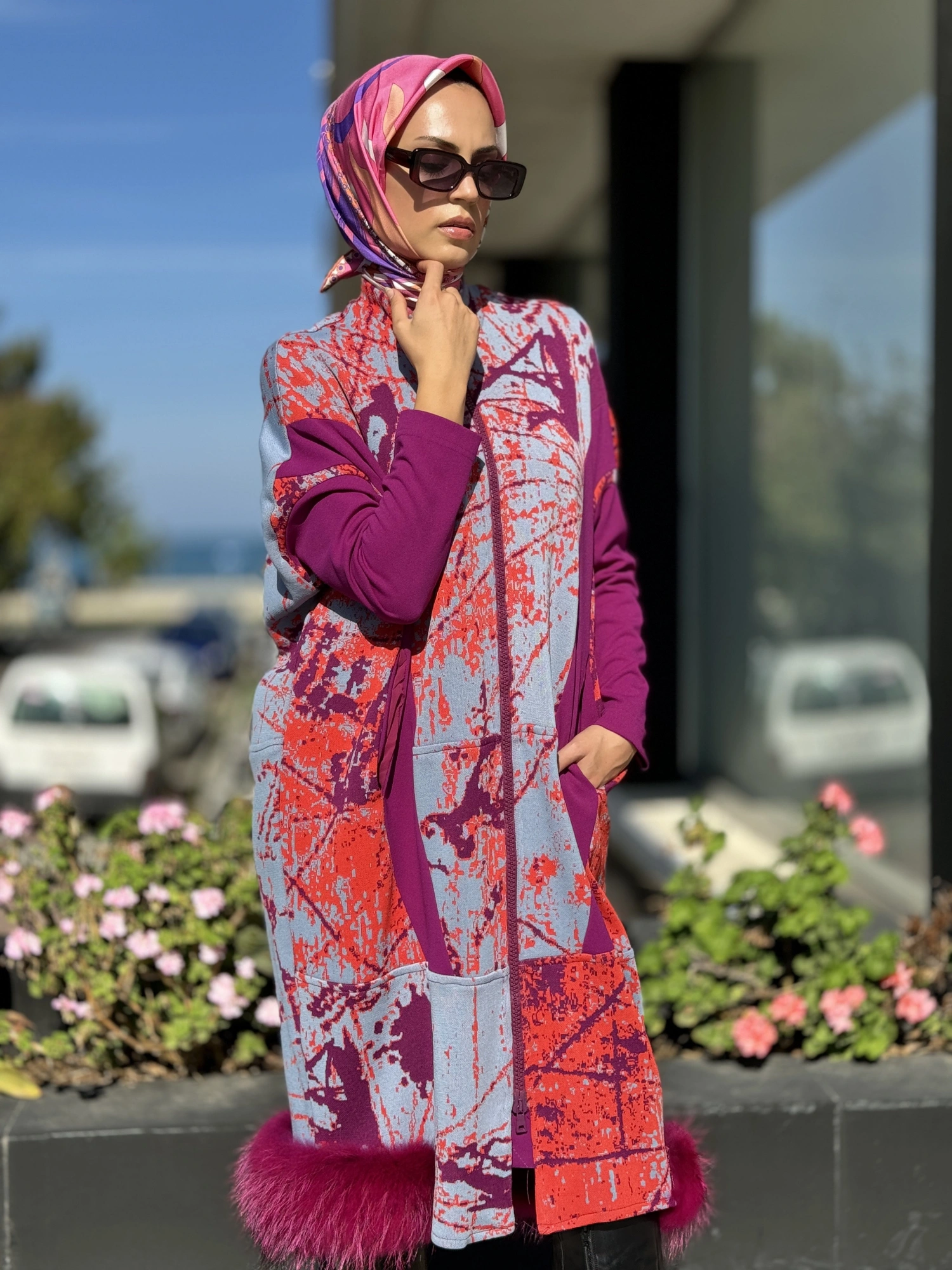 Misswhence Kürklü Triko Kap 36406