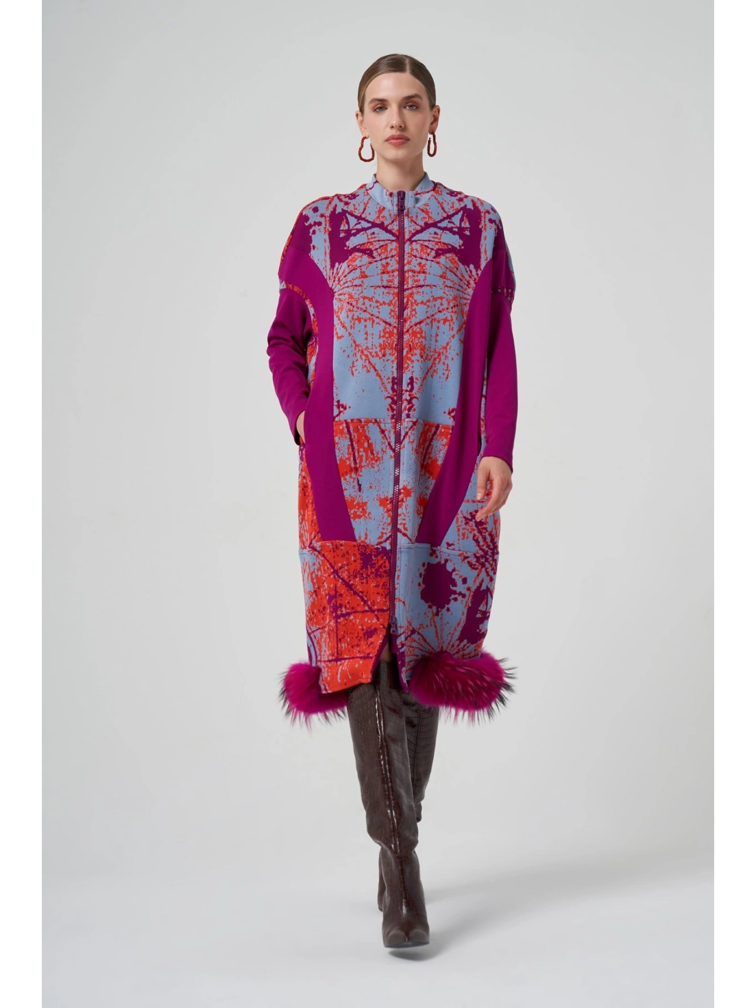 Misswhence Kürklü Triko Kap 36406