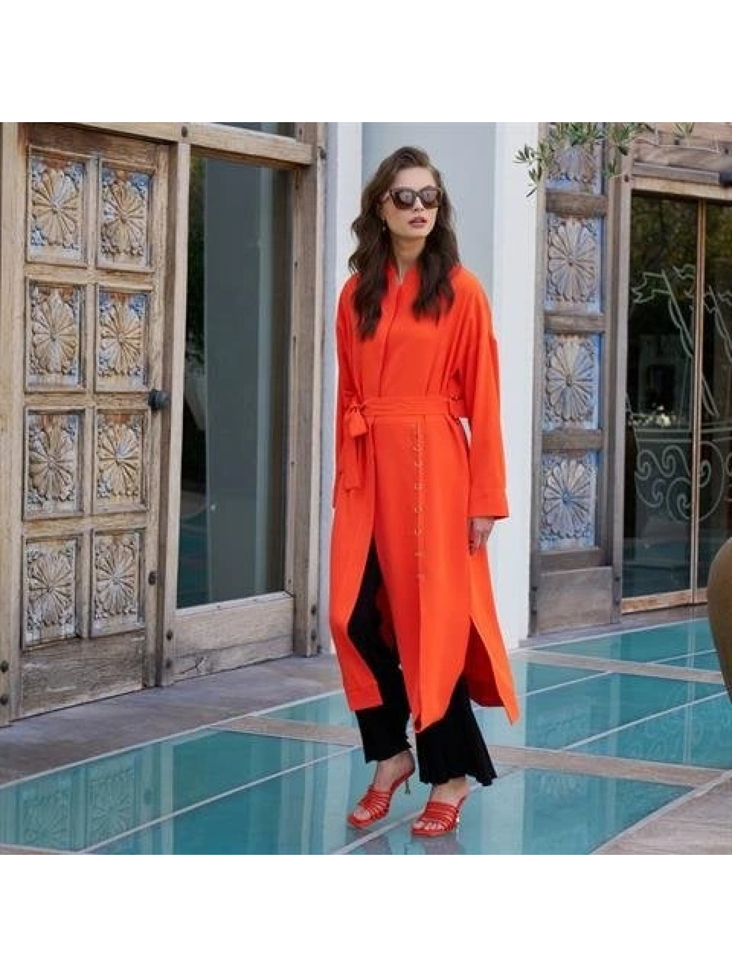 Misswhence Metal Detaylı Pardesü 33504