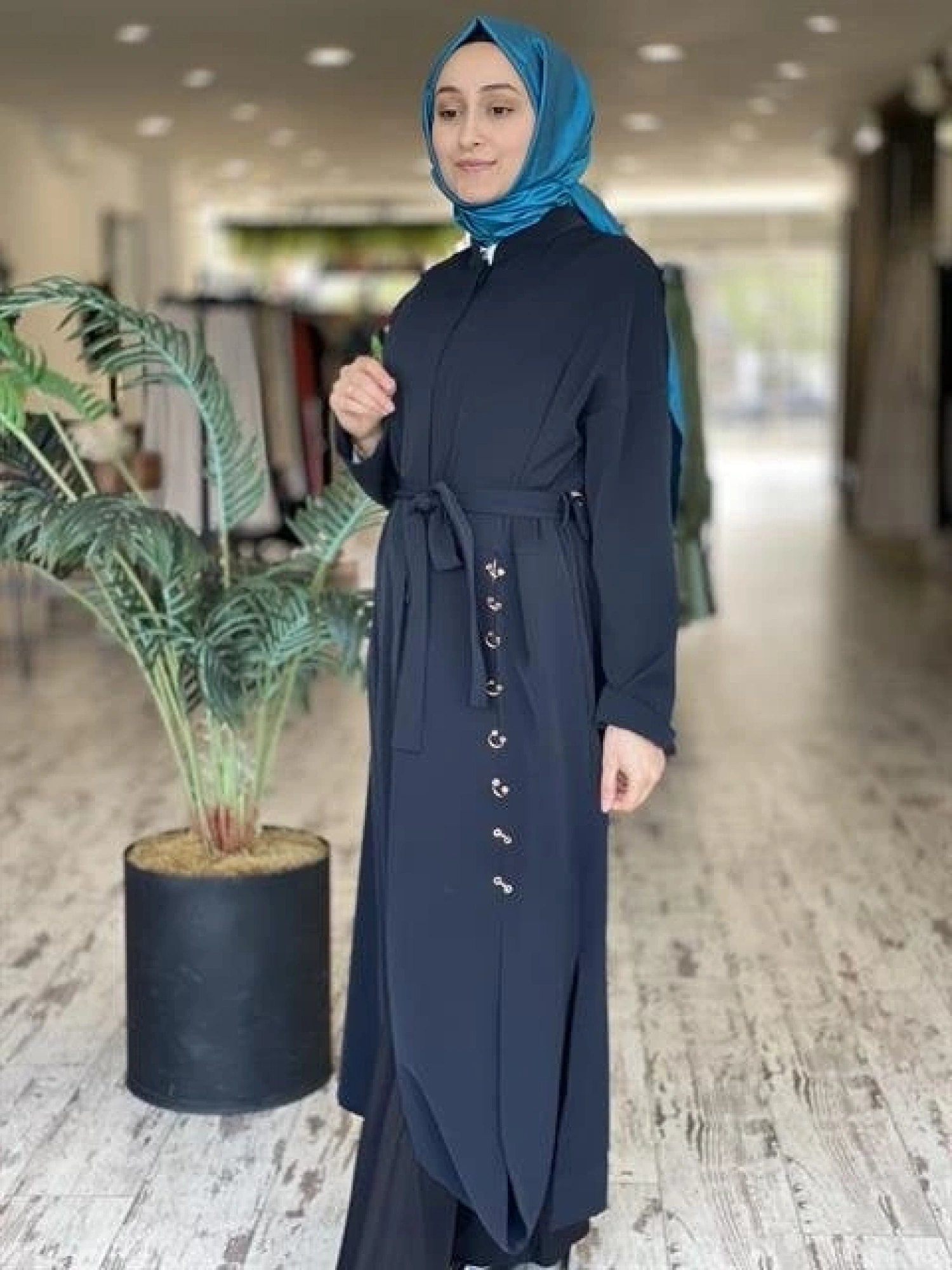 Misswhence Metal Detaylı Pardesü 33504