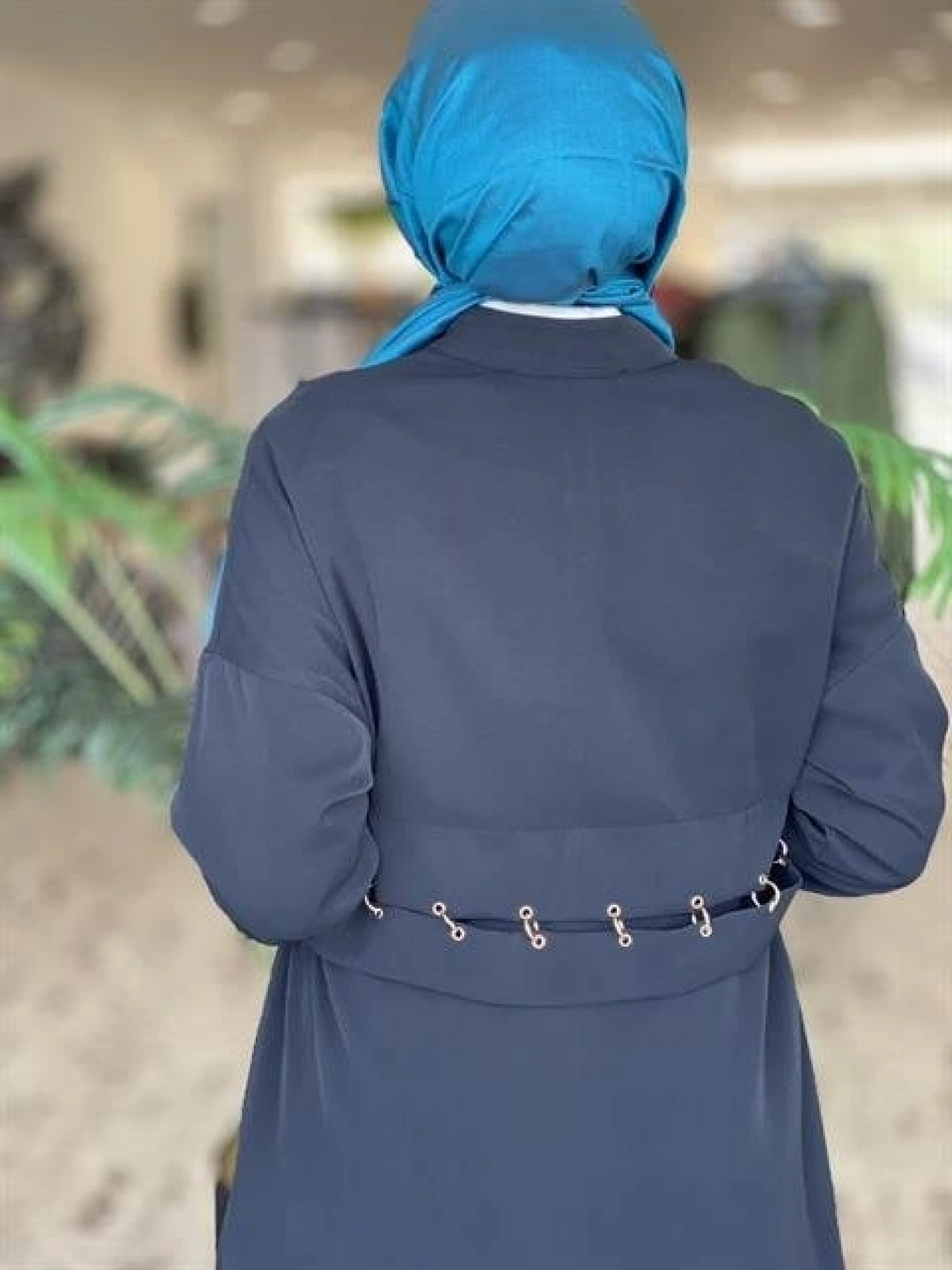 Misswhence Metal Detaylı Pardesü 33504