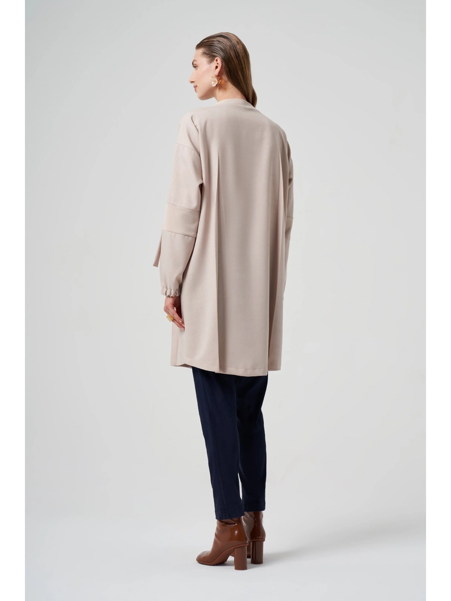 Misswhence Mevsimlik Fermuarlı Gömlek Ceket 36407