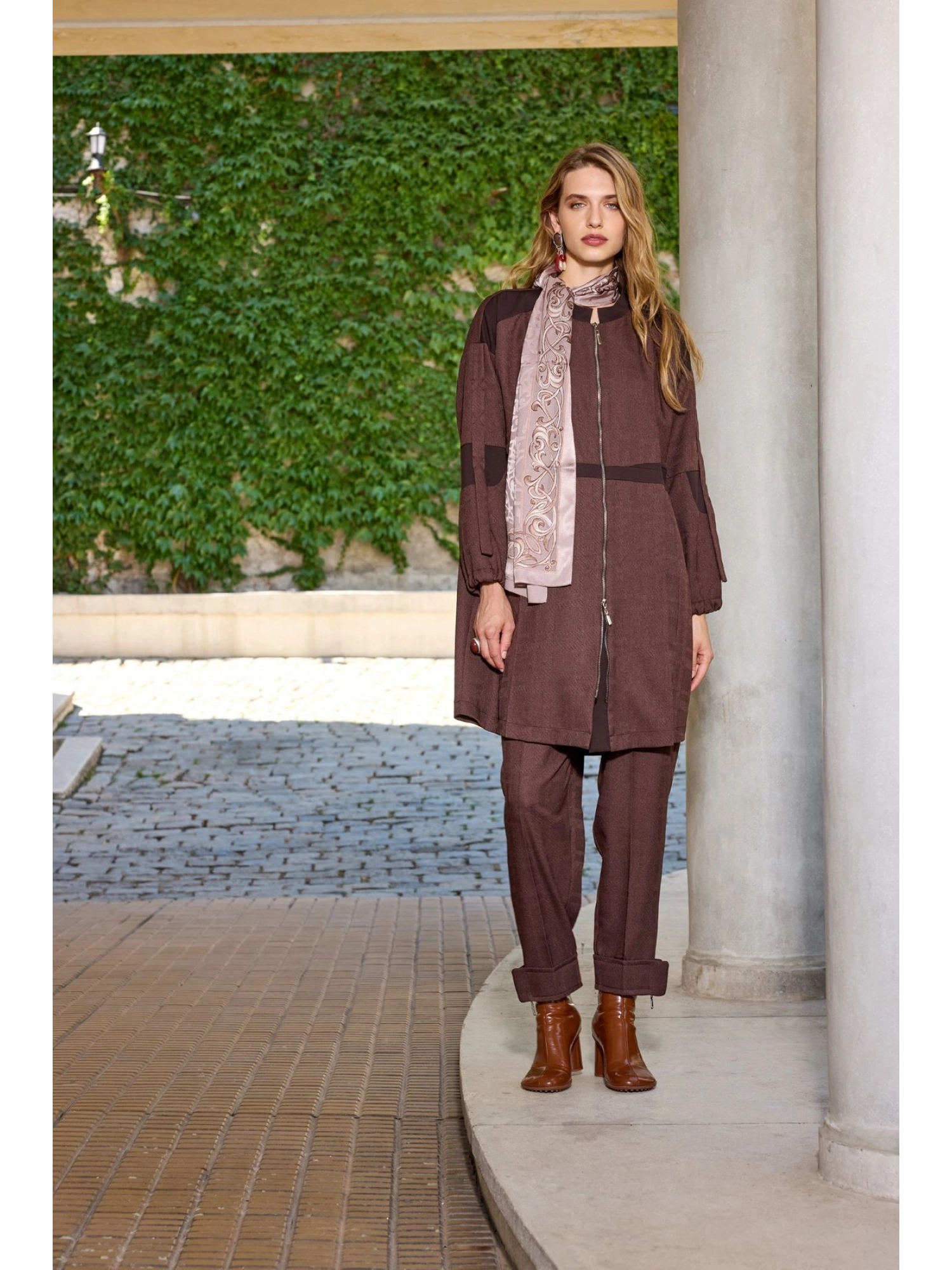 Misswhence Mevsimlik Fermuarlı Gömlek Ceket 36407