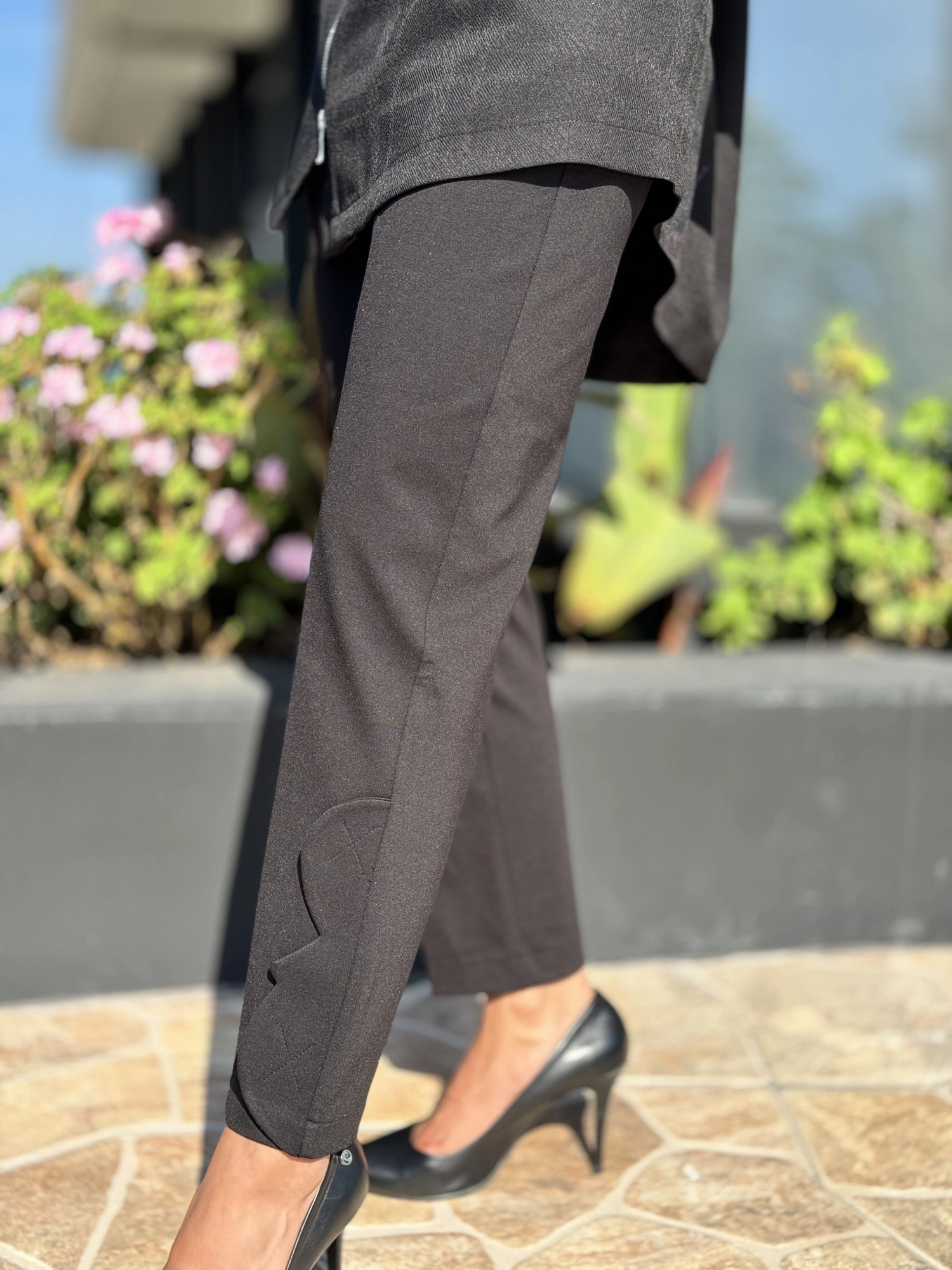 Misswhence Paça Detaylı Viscon Kalem Pantolon 36111